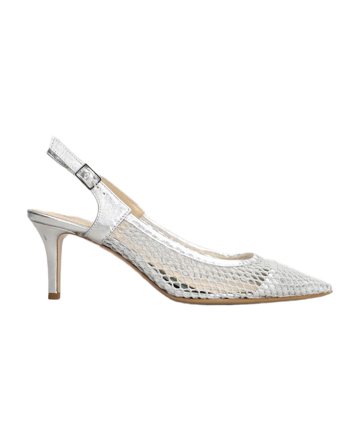 Fabio Rusconi Pumps In Silver Leather - silver
