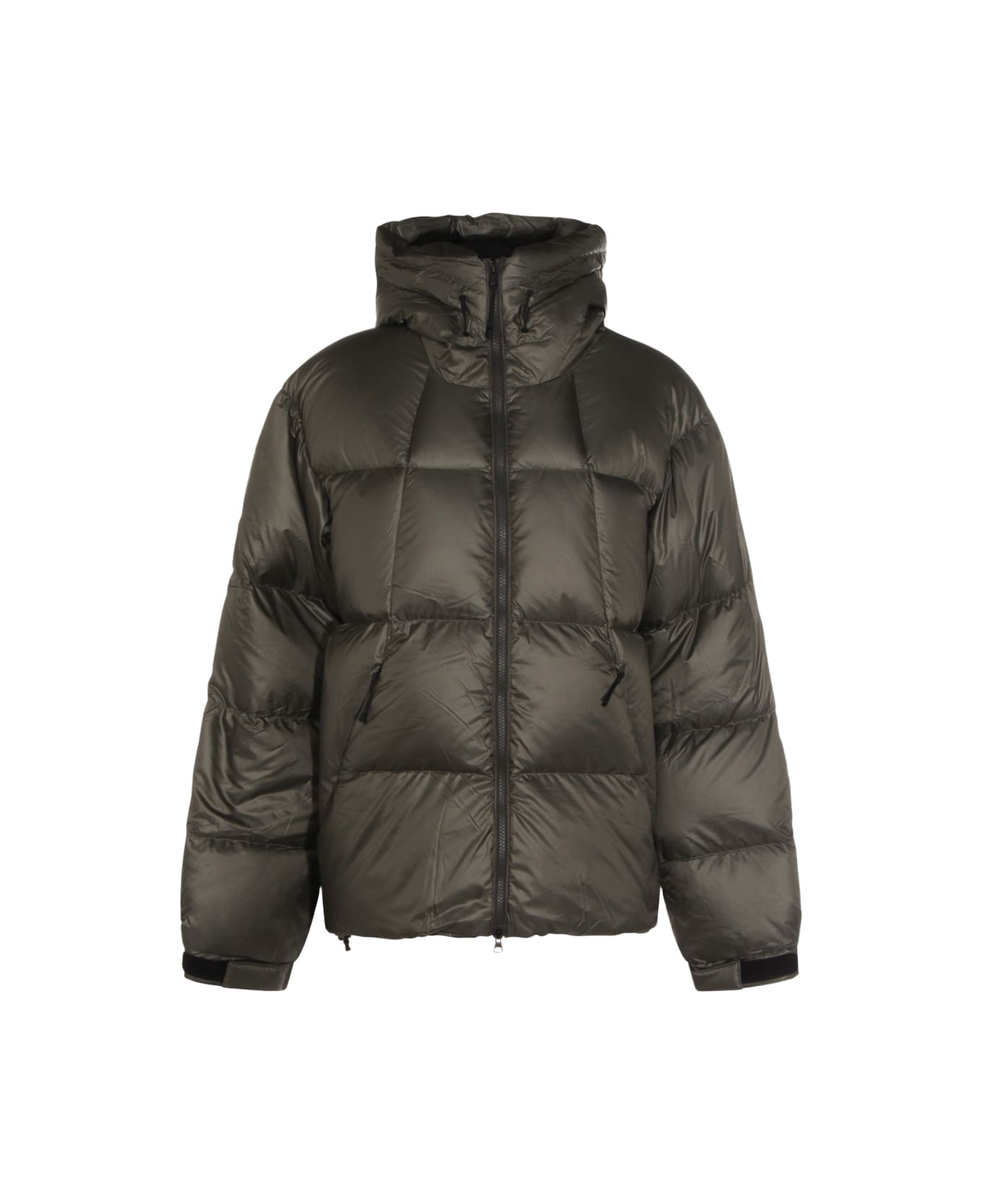 Goldwin Dark Green Nylon Pertex Quantum Down Jacket - Gu Gunmetal