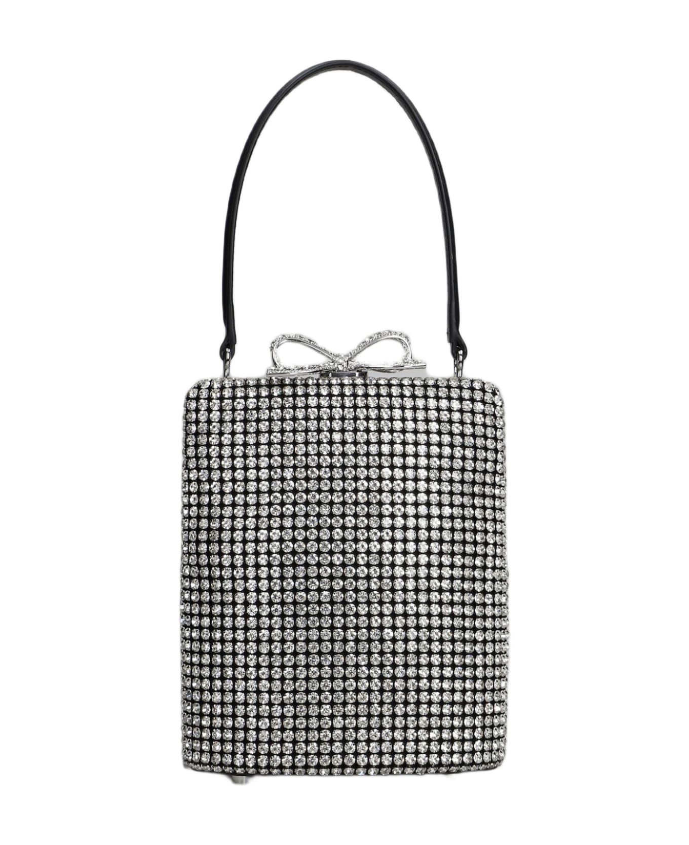 self-portrait Hand Bag In Silver Brass - silver