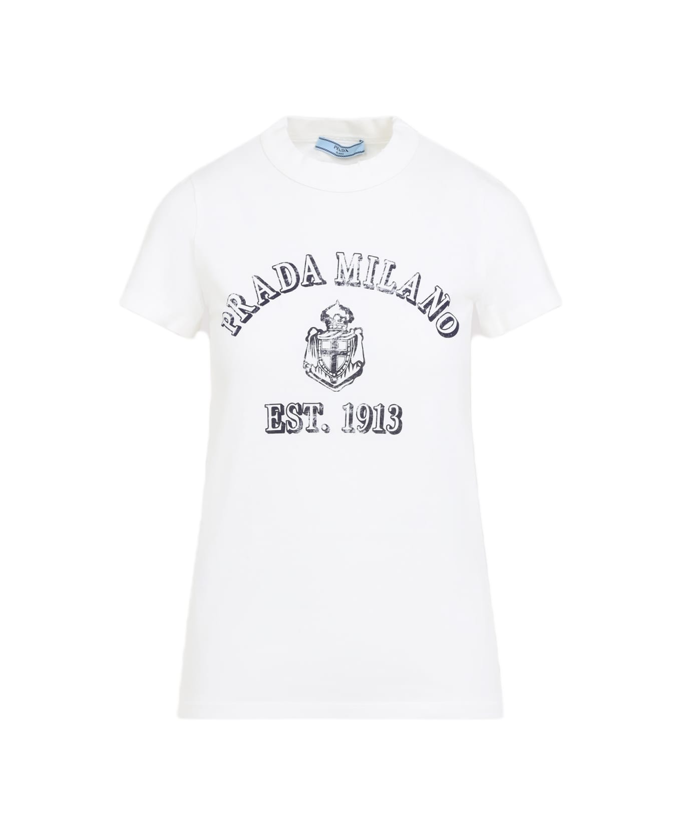 Prada Cotton T-shirt - Bianco