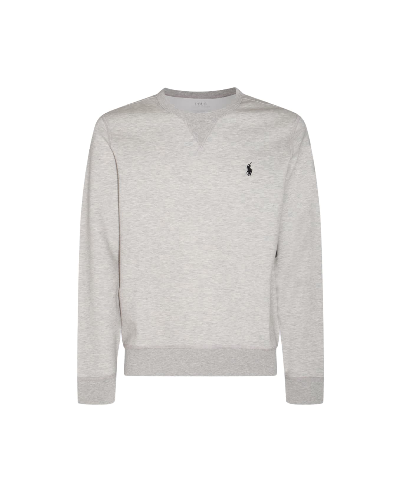 Polo Ralph Lauren Grey Cotton Sweatshirt - LT SPORT HEATHER/POLO BLACK PP