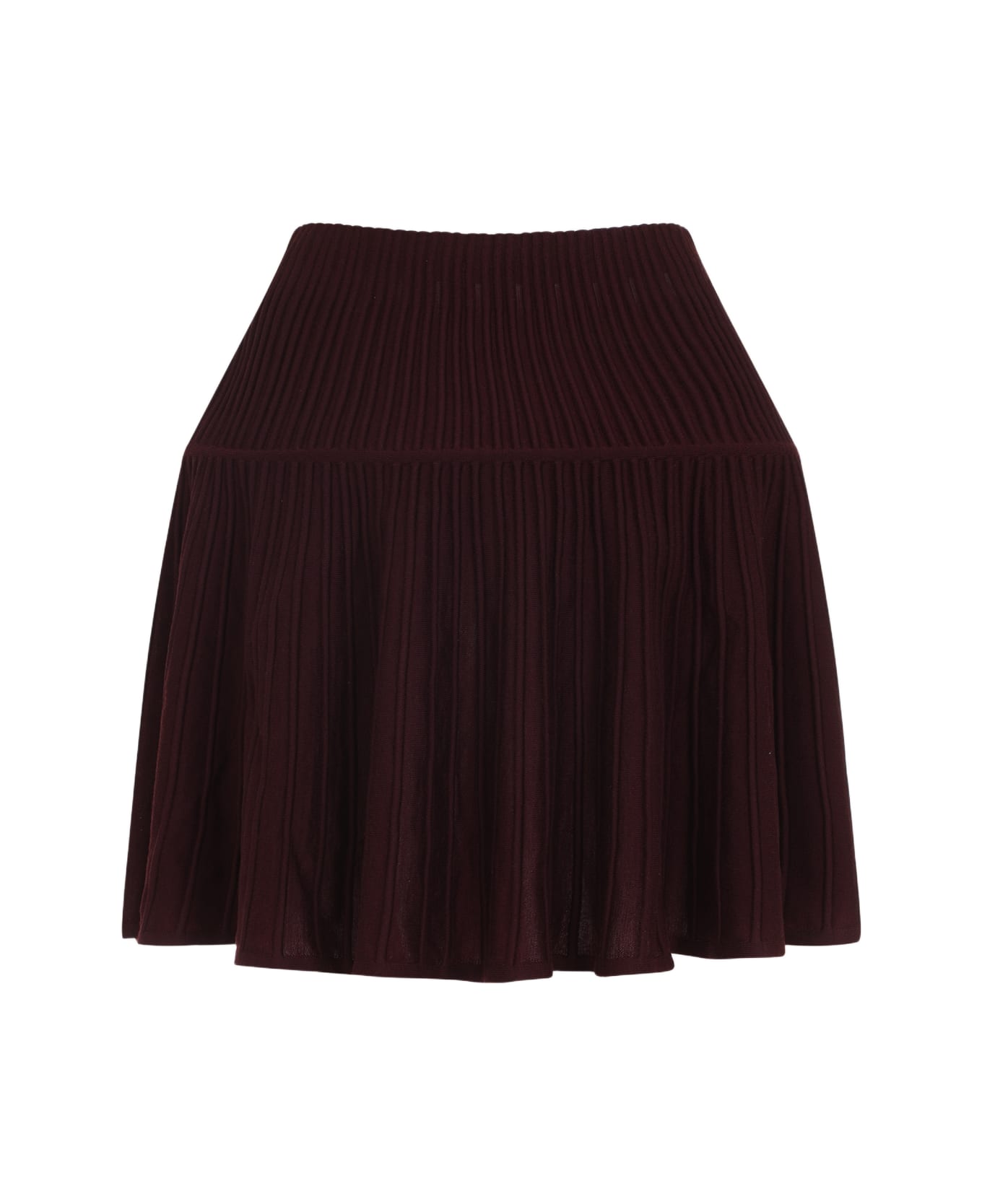 Alaia Alaïa Crinoline Mini Skirt - Burgundy