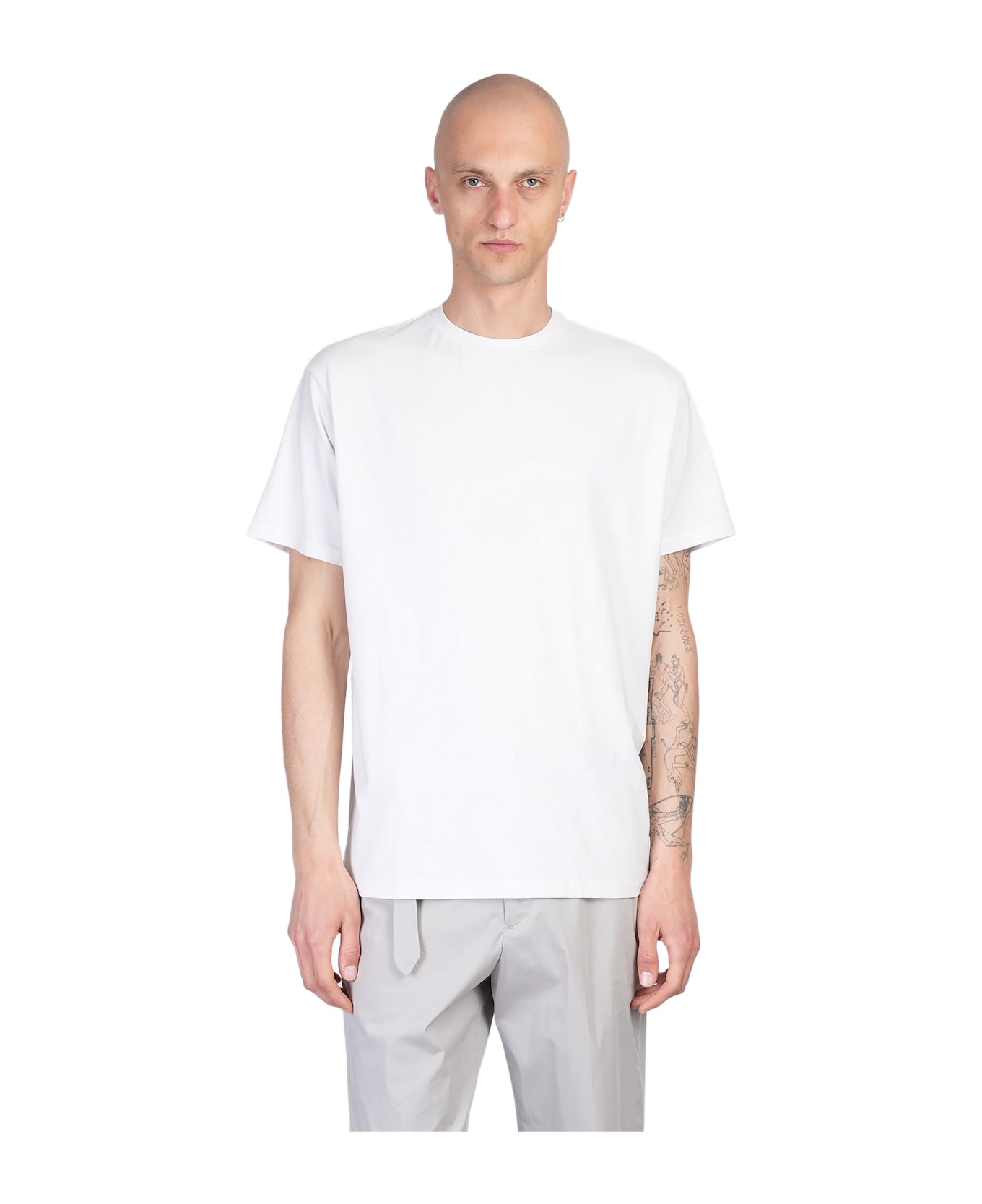 Low Brand B150 T-shirt In Grey Cotton - grey