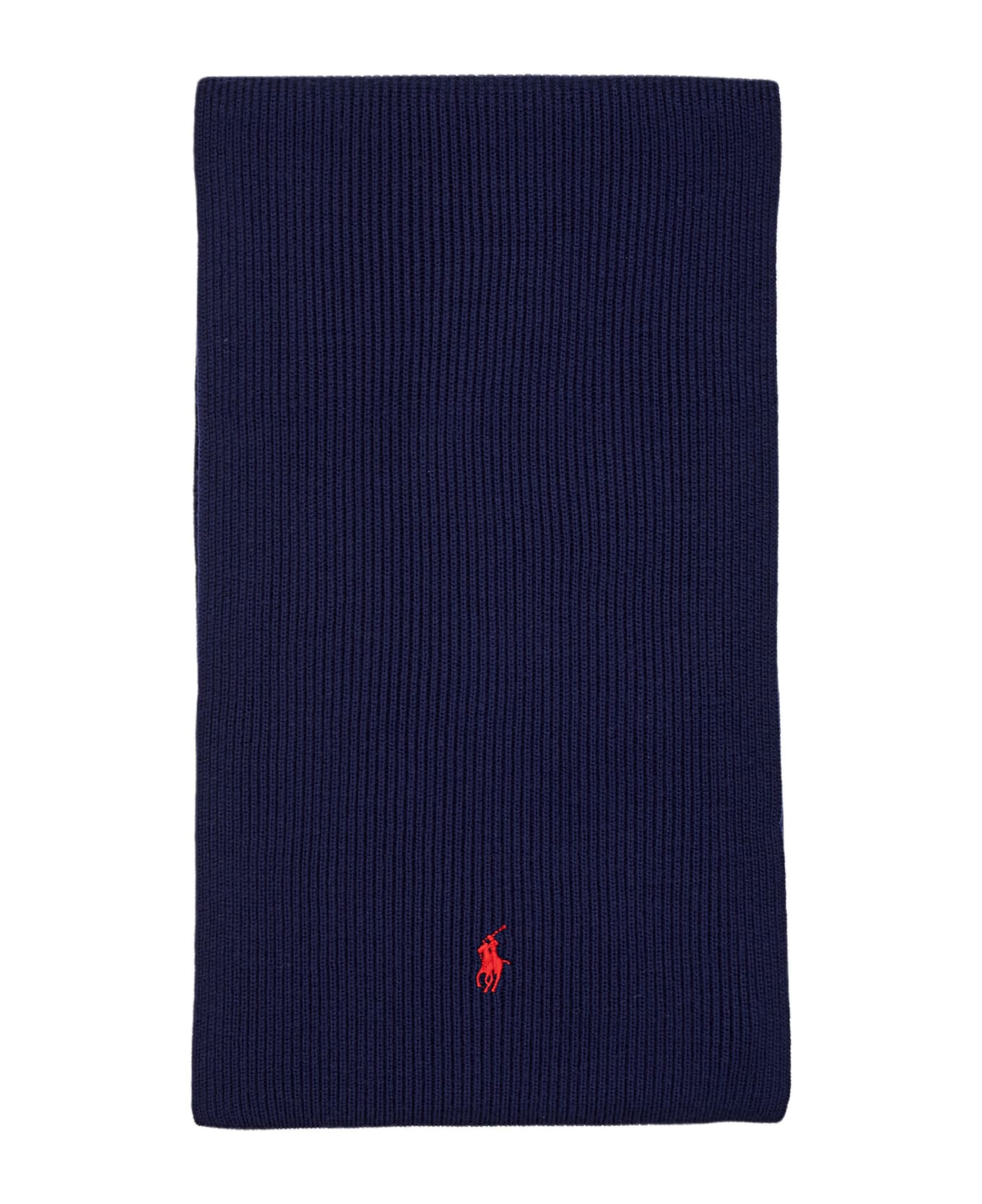 Polo Ralph Lauren Signature Pony Wool Scarf - Blue