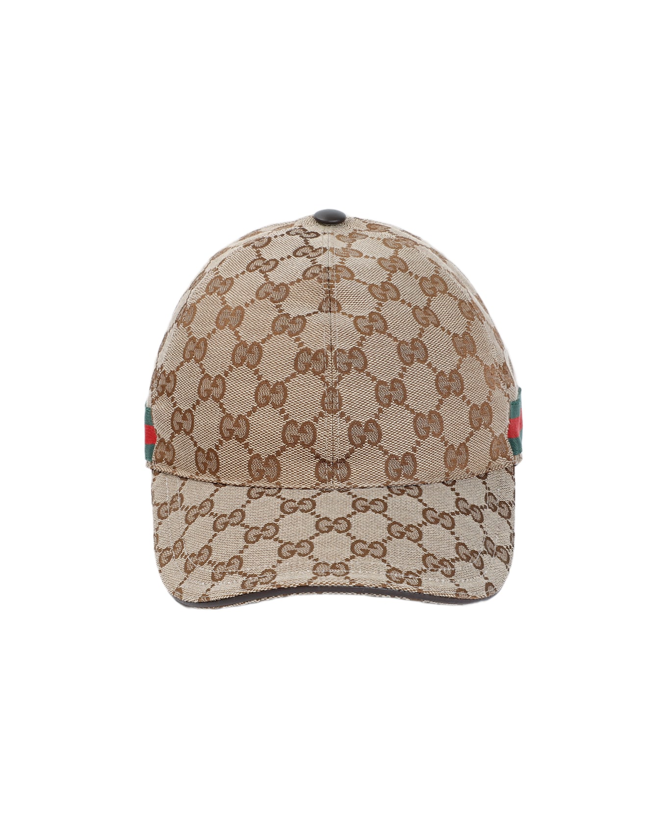 Gucci Logo Baseball Hat - Be Ebo/cocoa/vrv
