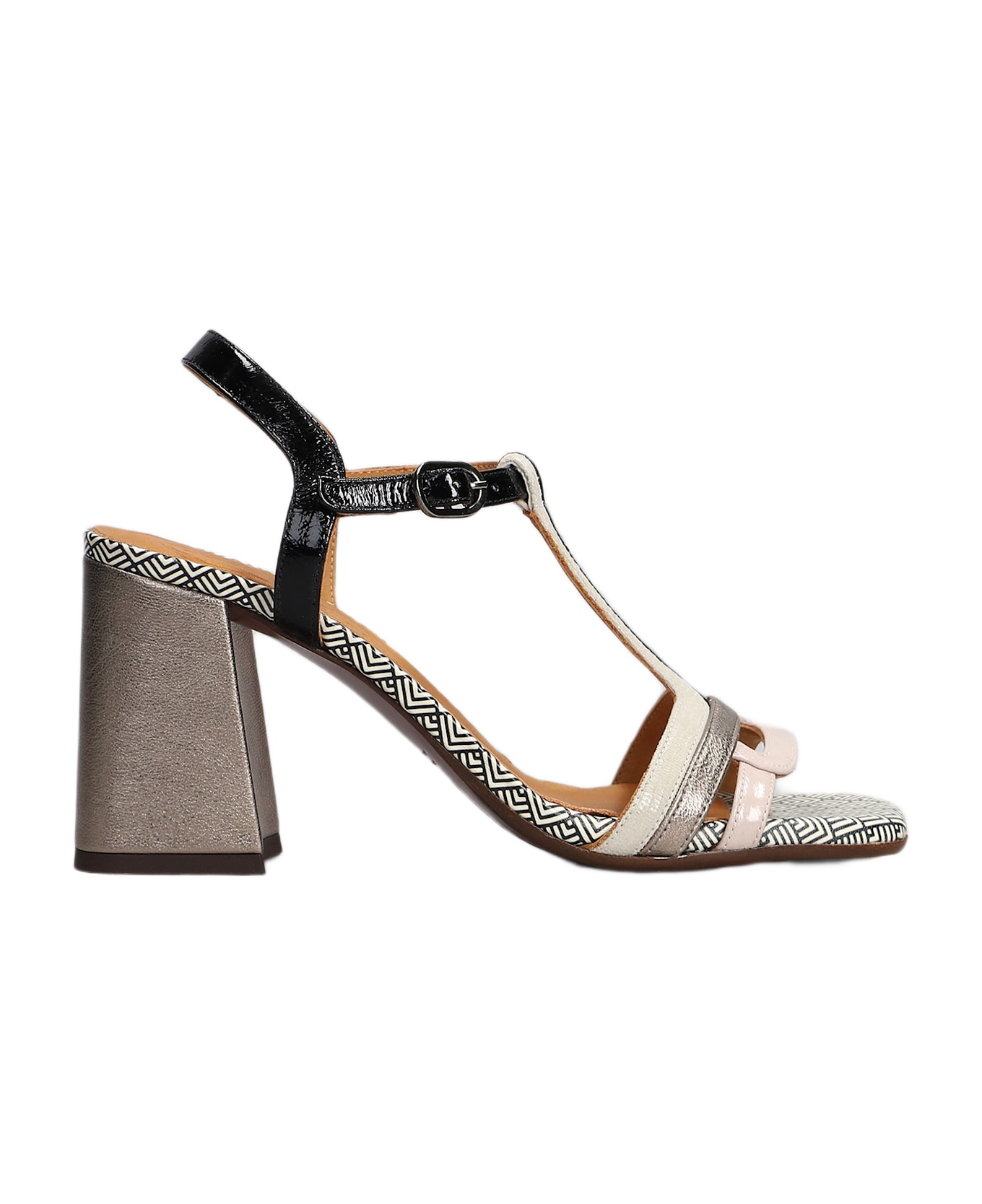 Chie Mihara Piyata 46 Sandals In Black Leather - black