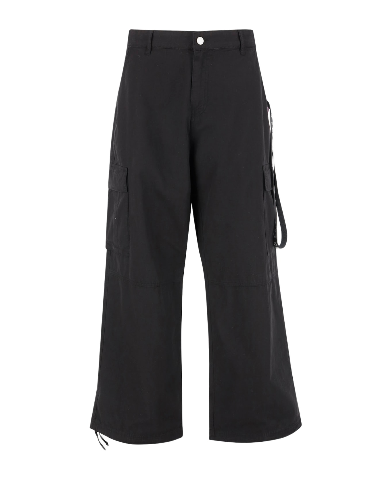 44 Label Group 44 Lizard Cotton Pants - BLACK