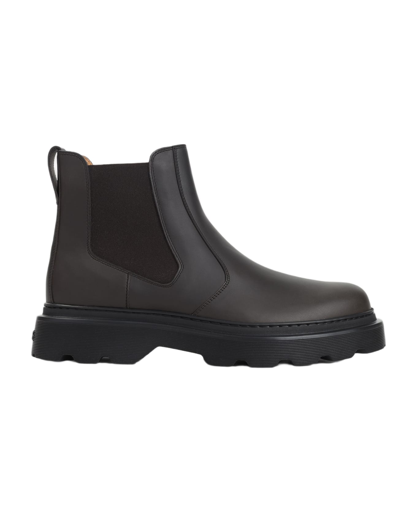 Tod
s Leather Boots - Palissandro