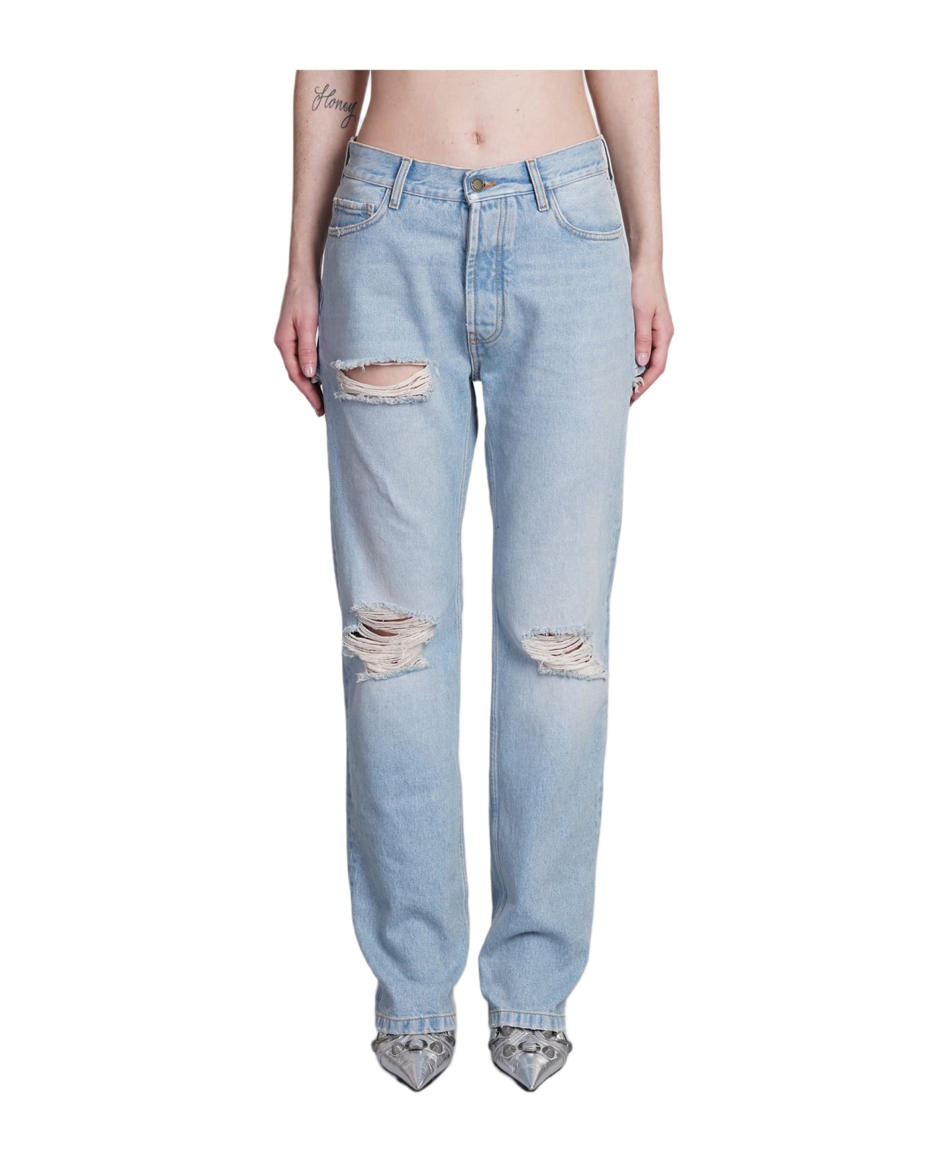 DARKPARK Naomi Jeans In Blue Cotton - blue デニム