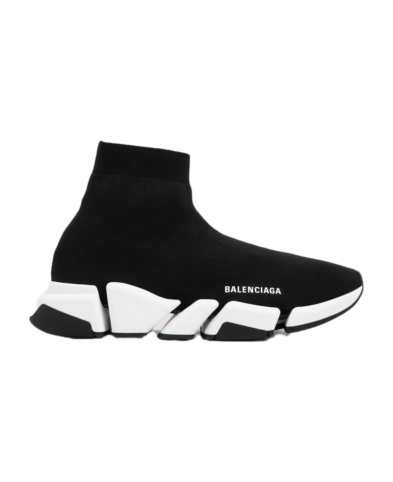 Balenciaga Speed 2.0 Sneakers - Black White Black