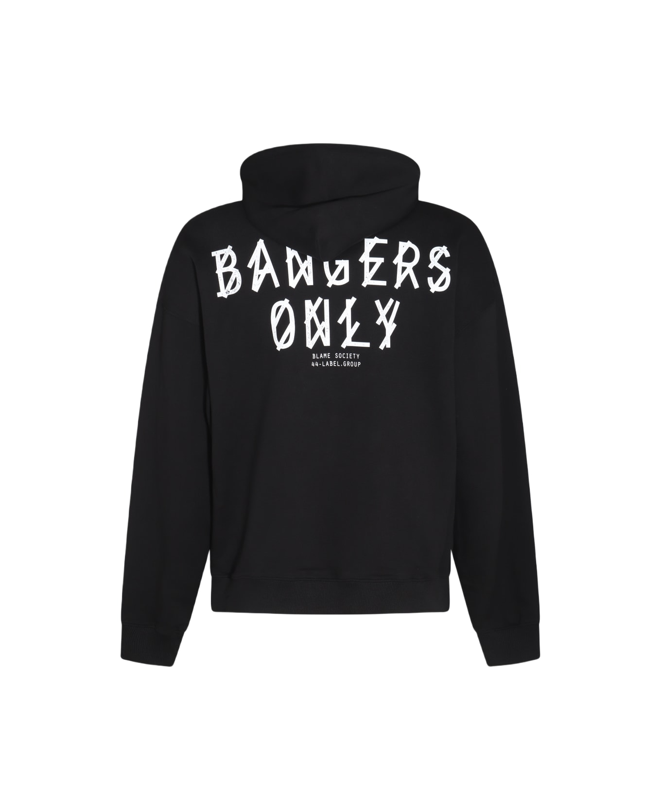 44 Label Group Black Cotton Bangers Sweatshirt - Black フリース
