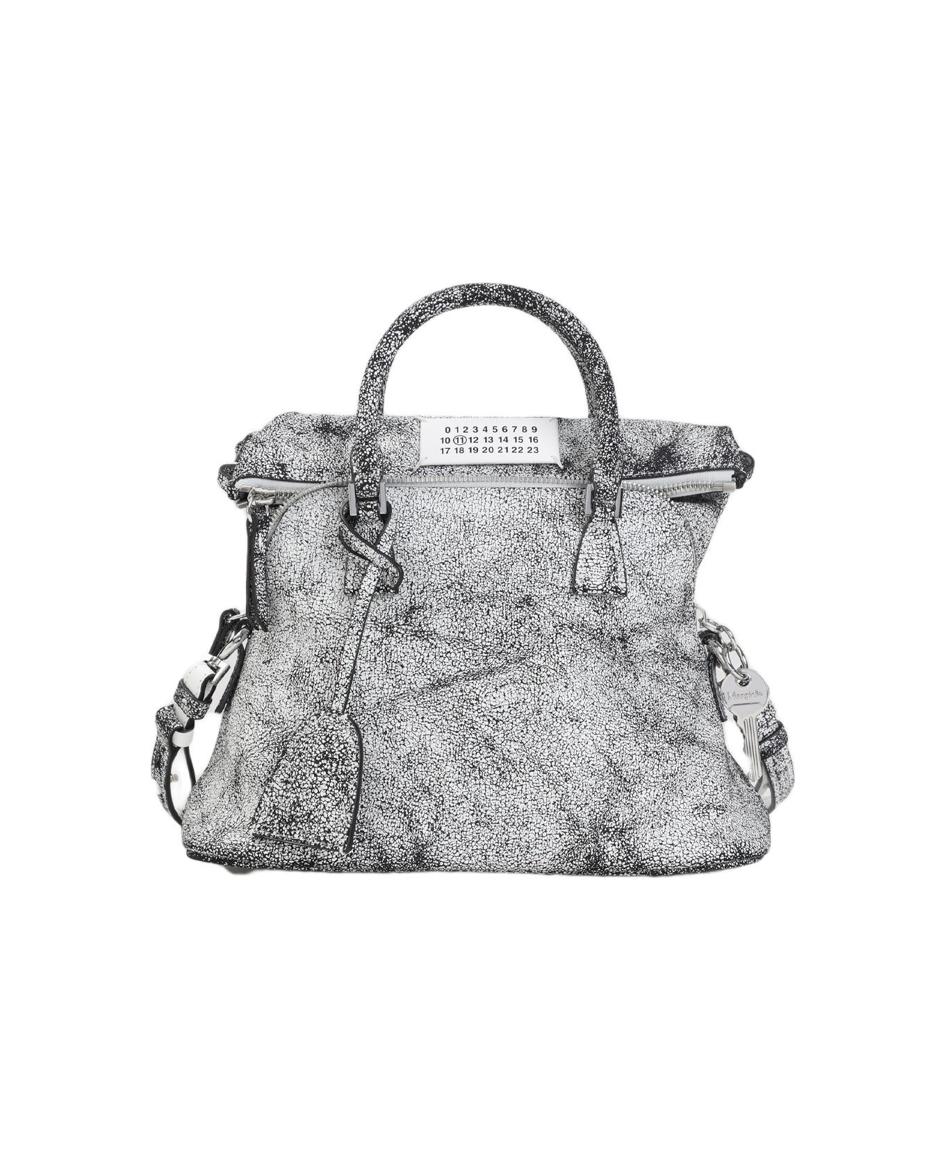 Maison Margiela 5ac Loved To Death Mini Handbag - White Black
