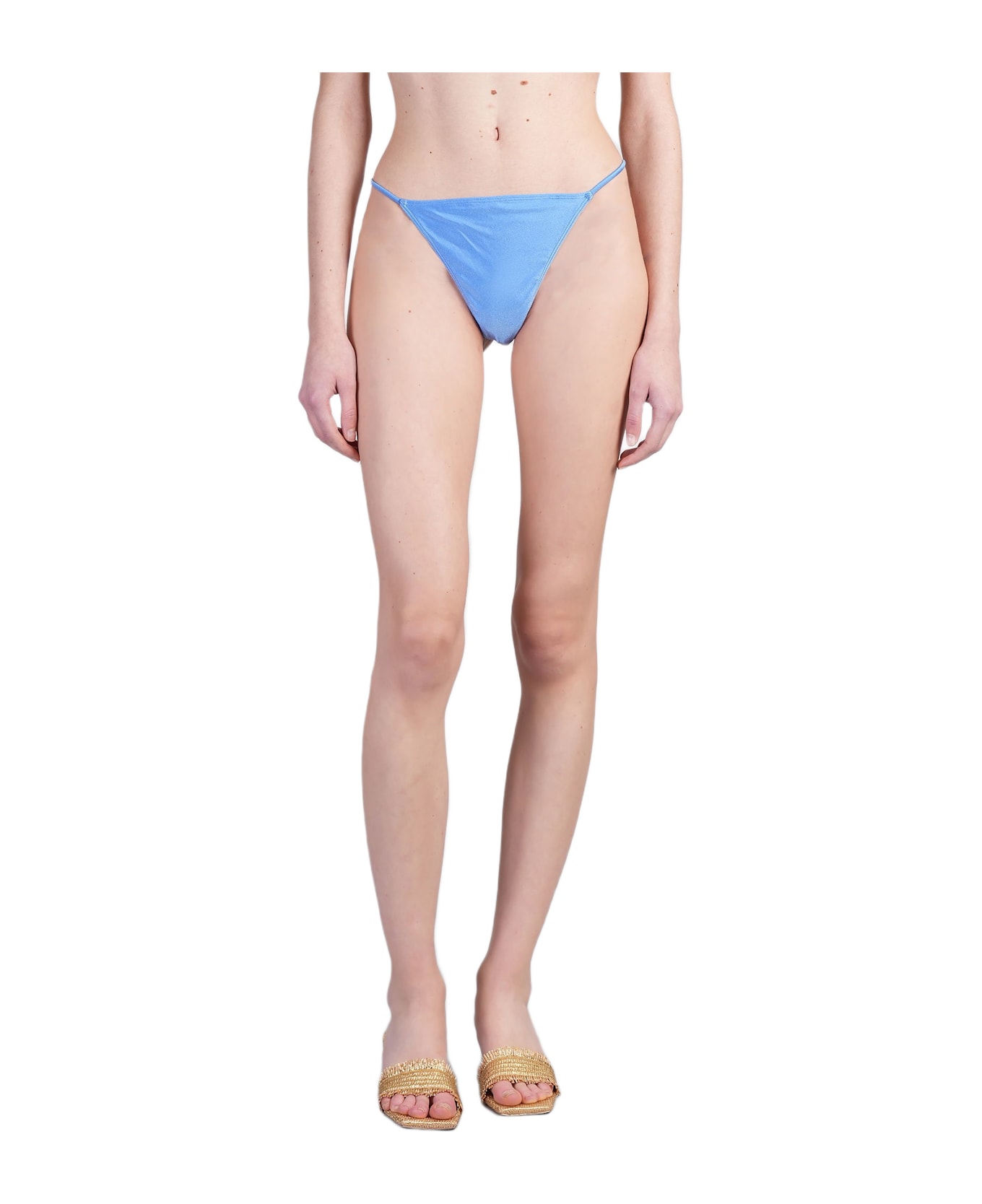 Cult Gaia Anoki Beachwear In Blue Polyamide - blue