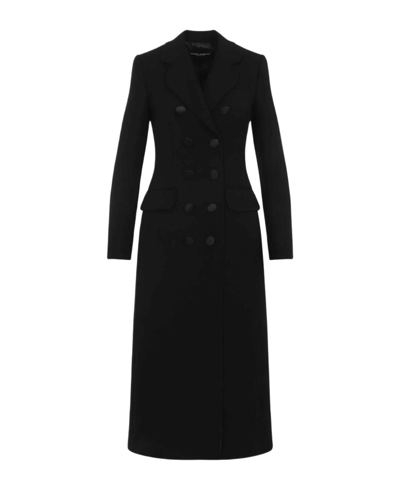Dolce 
Gabbana Virgin Wool Coat - Nero