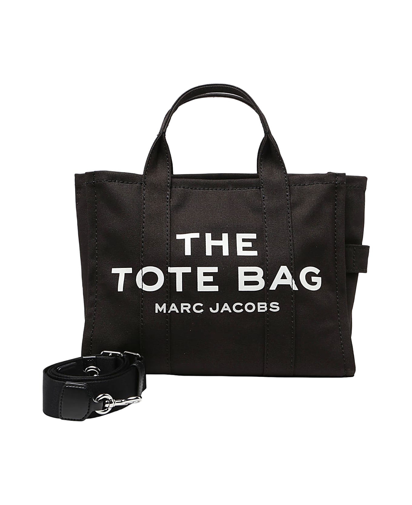 Marc Jacobs Black Canvas The Medium Tote Bag - Black
