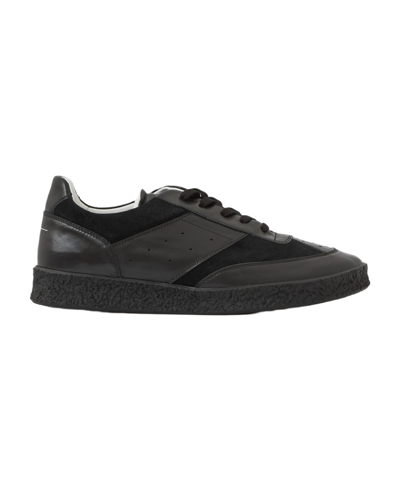 【関税＆送料込み】Mm6 Maison Margiela Embossed Sneakers MM6 Maison Margiela lace-up Leather Sneakers | Neutrals