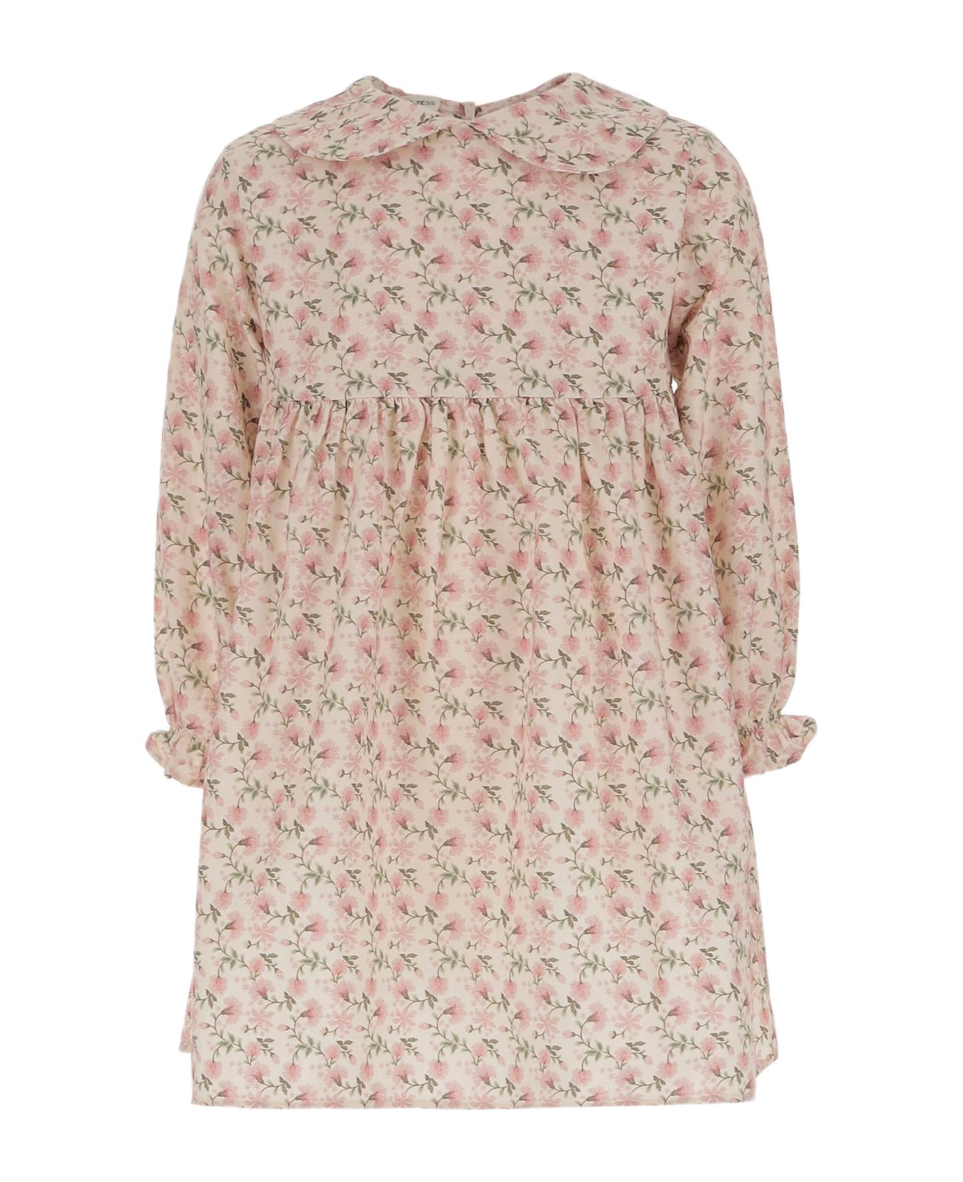 Babe 
Tess Cotton Dress With Floral Pattern - Red