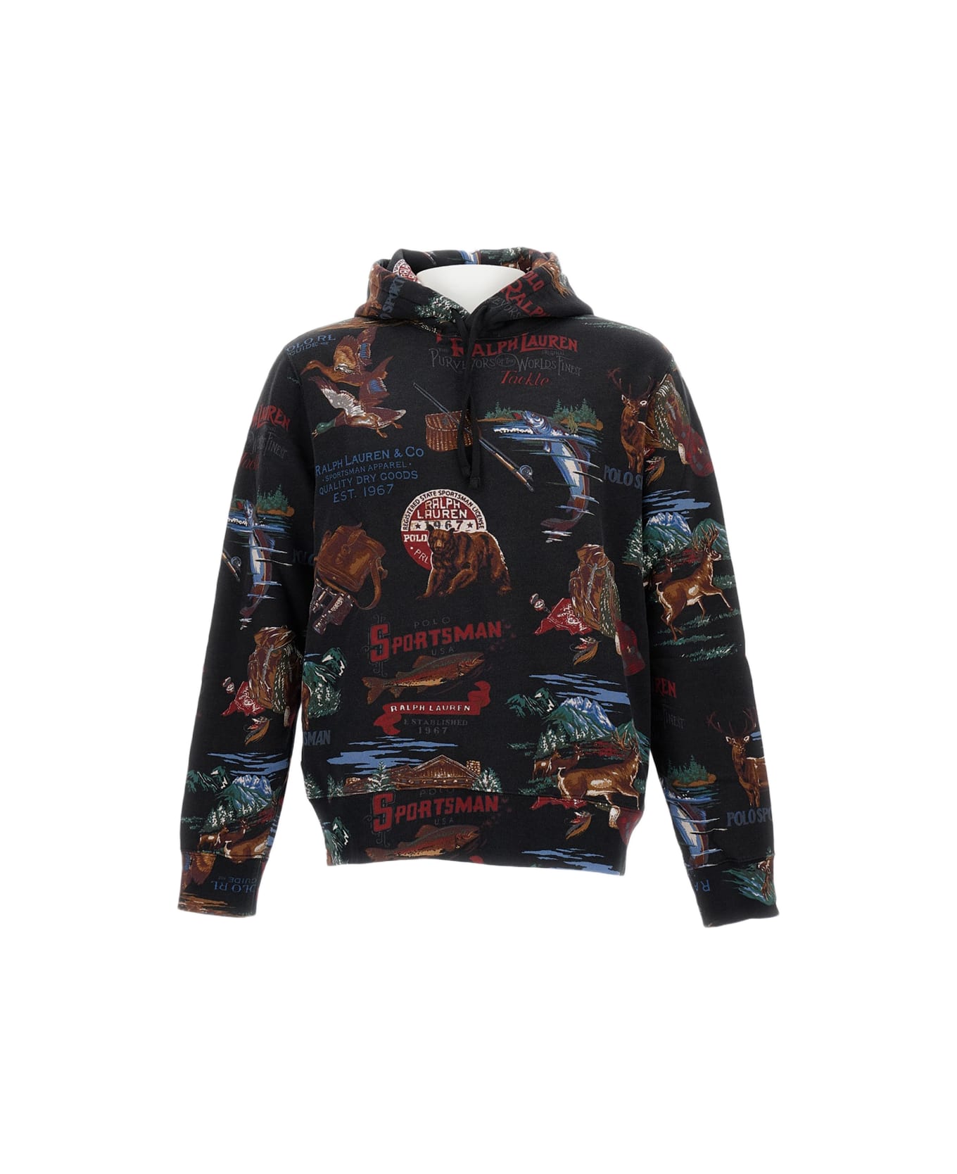 Ralph Lauren Hoodie Sweater - OUTDRSMN CONVO/POLO BLACK