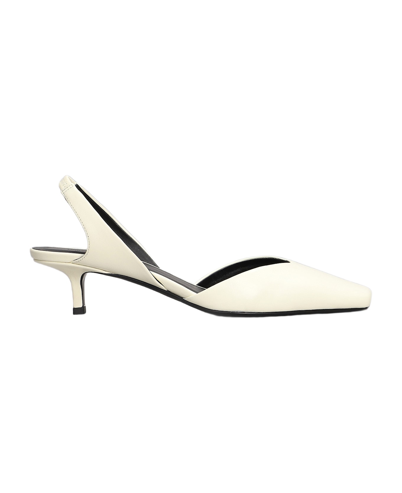 Loulou Studio Akila Pumps In Beige Leather - beige
