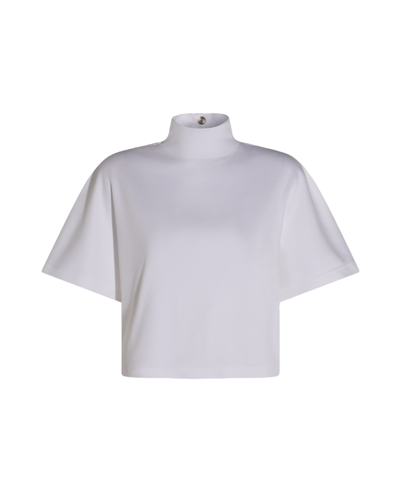 Alaia White Cotton T-shirt - White