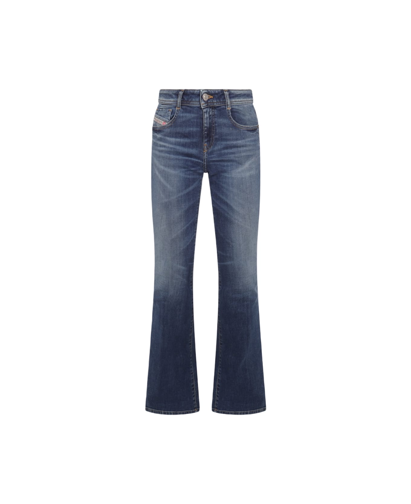 Diesel Blue Cotton Denim Jeans - Blue