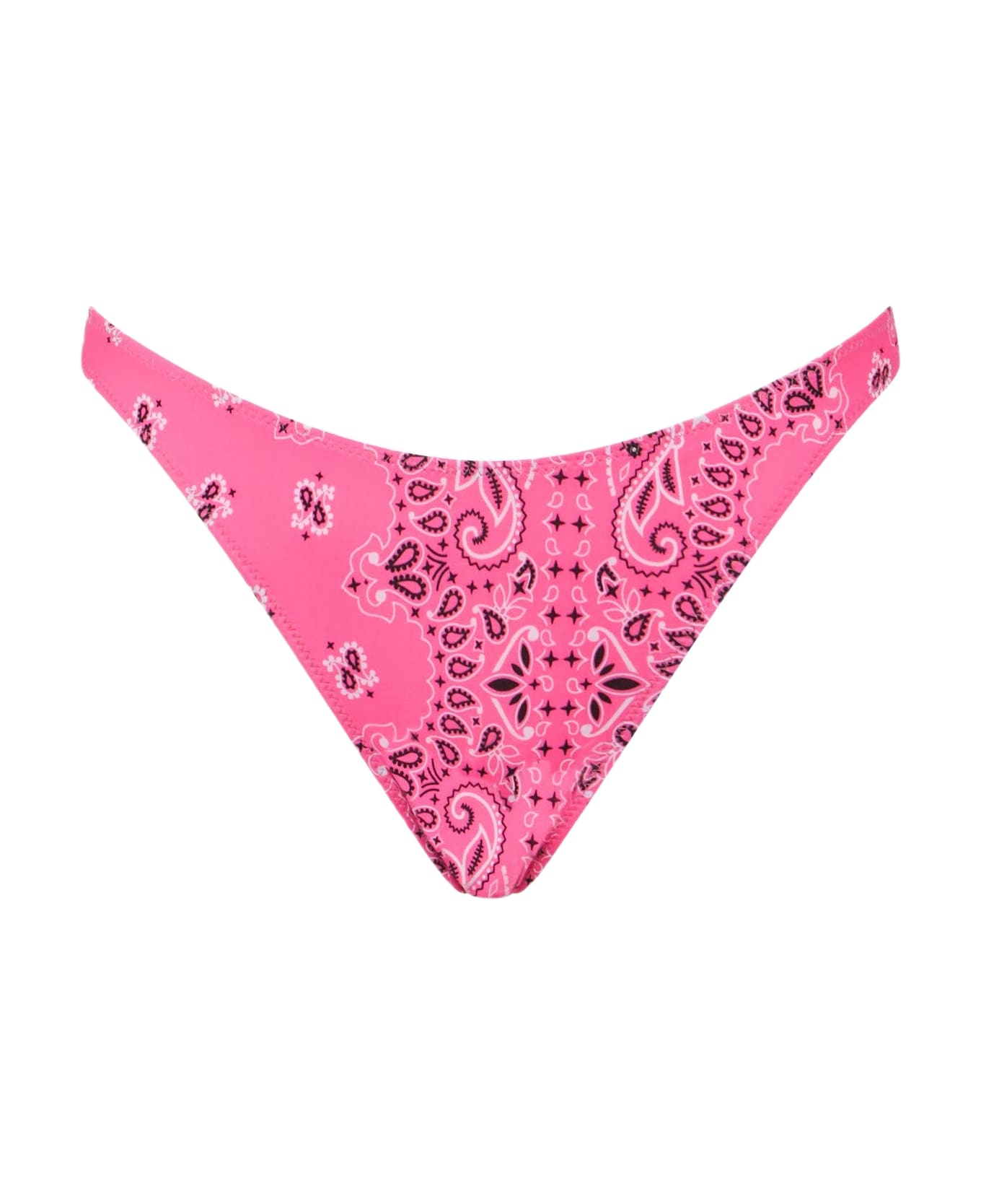 MC2 Saint Barth Woman Cheeky Swim Briefs With Bandanna Print - PINK