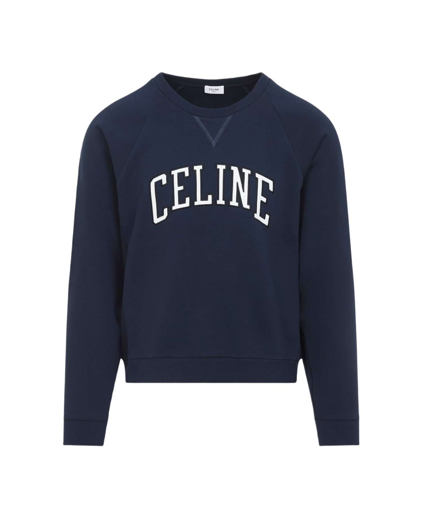 Celine Loose Sweatshirt - Navy Ecru Black