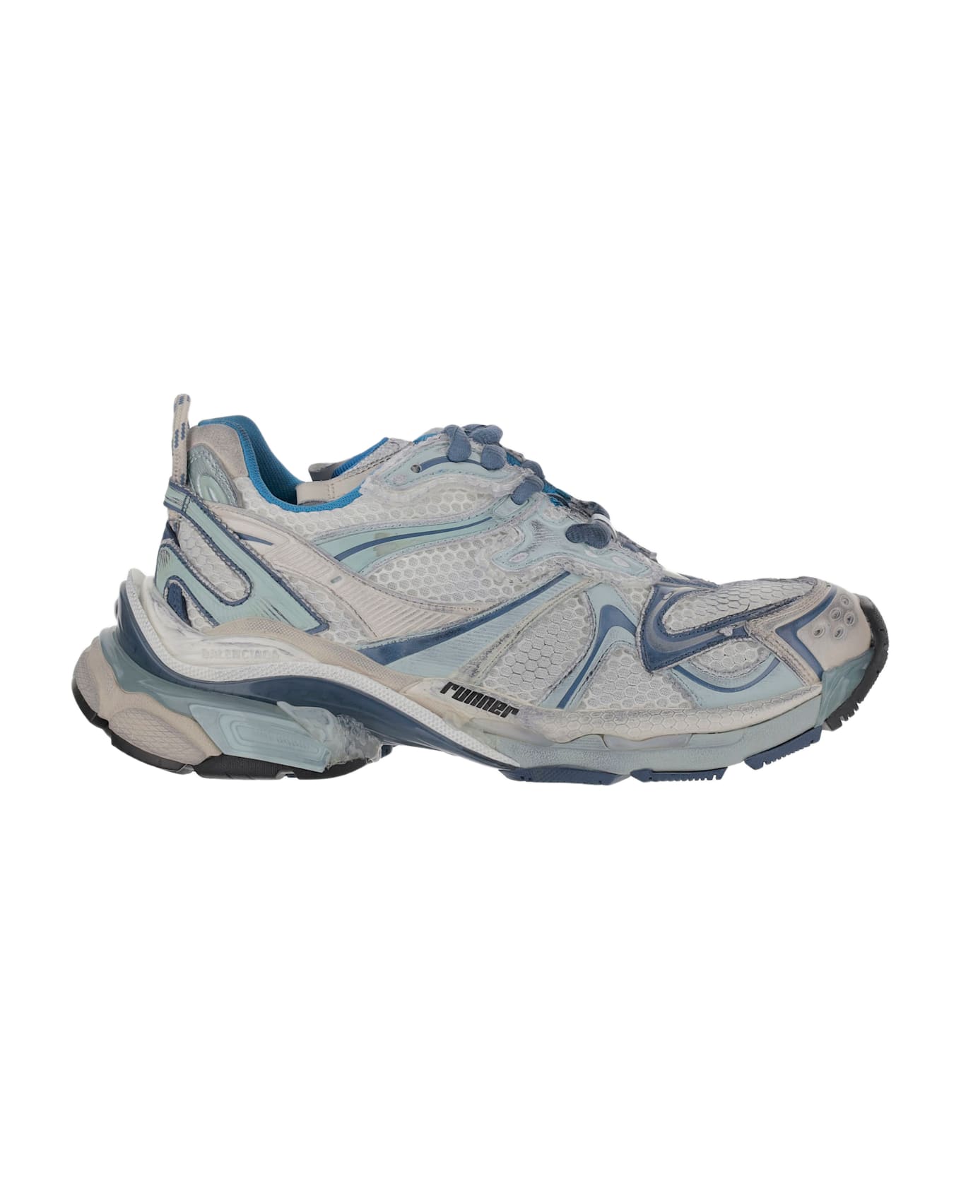 Balenciaga Sneakers Runner 2.0 - White/silver/grey
