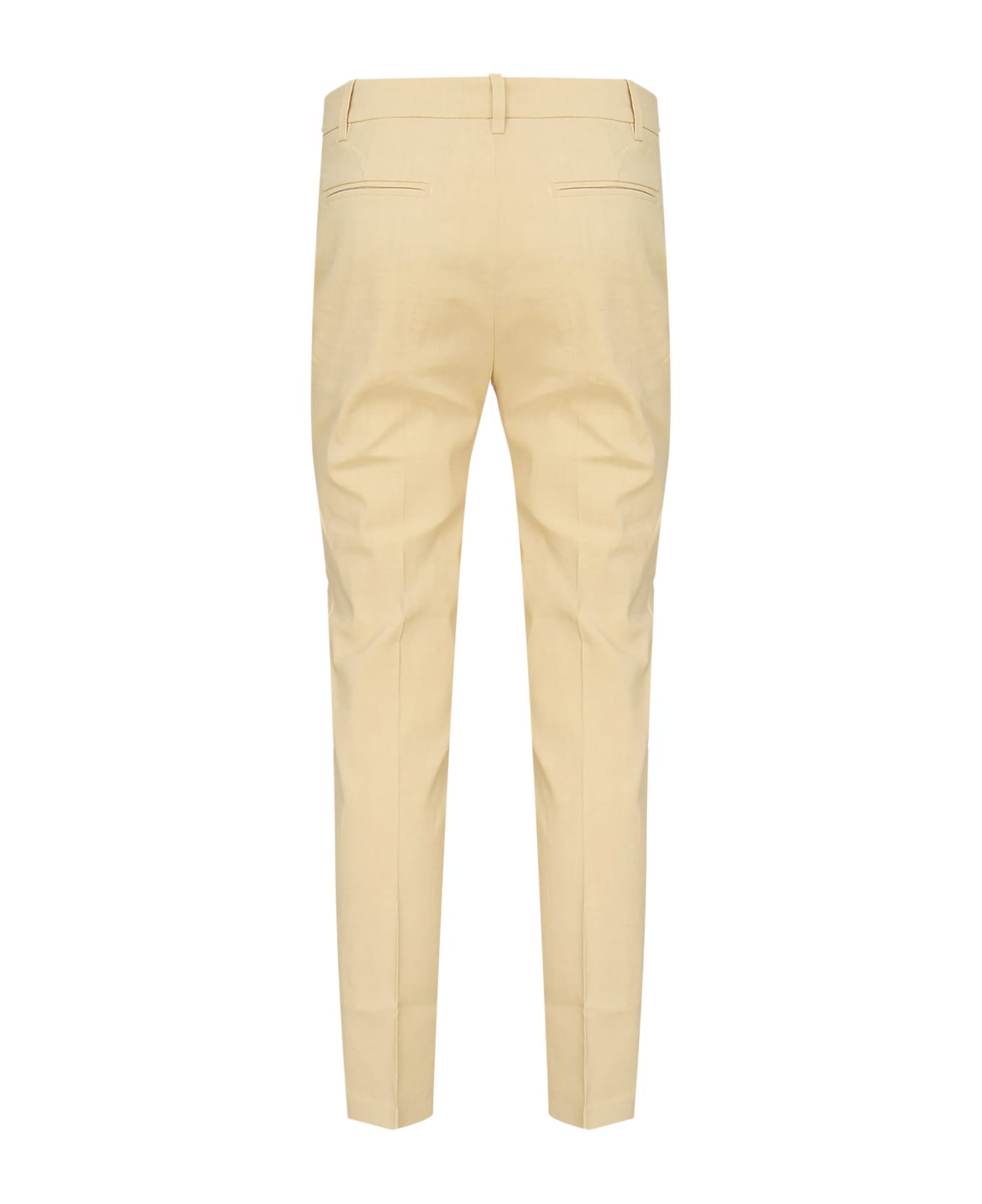 Pinko Bello Stretch Trousers - BUTTER YELLOW
