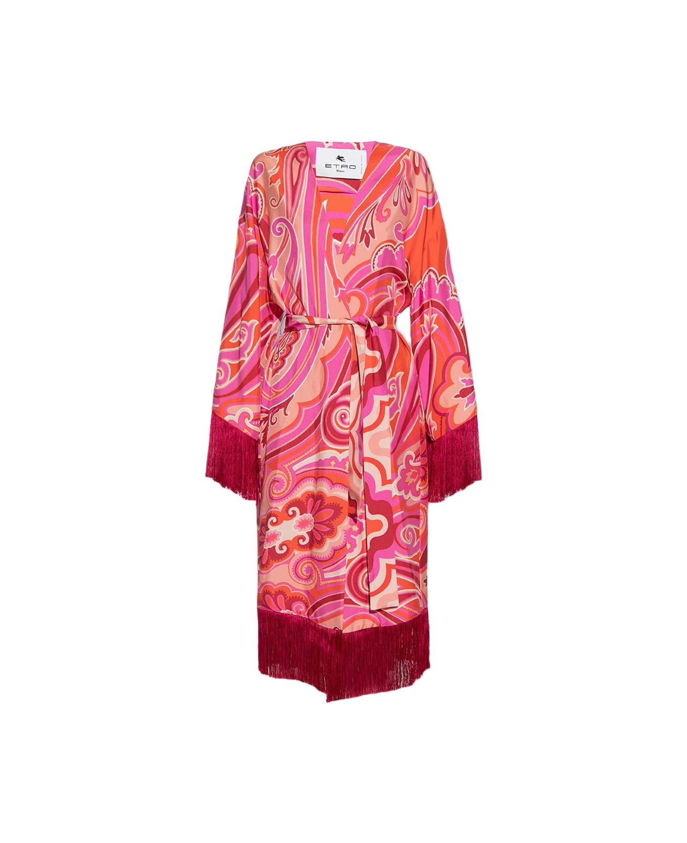Etro Silk Kimono - Fuchsia ワンピース＆ドレス