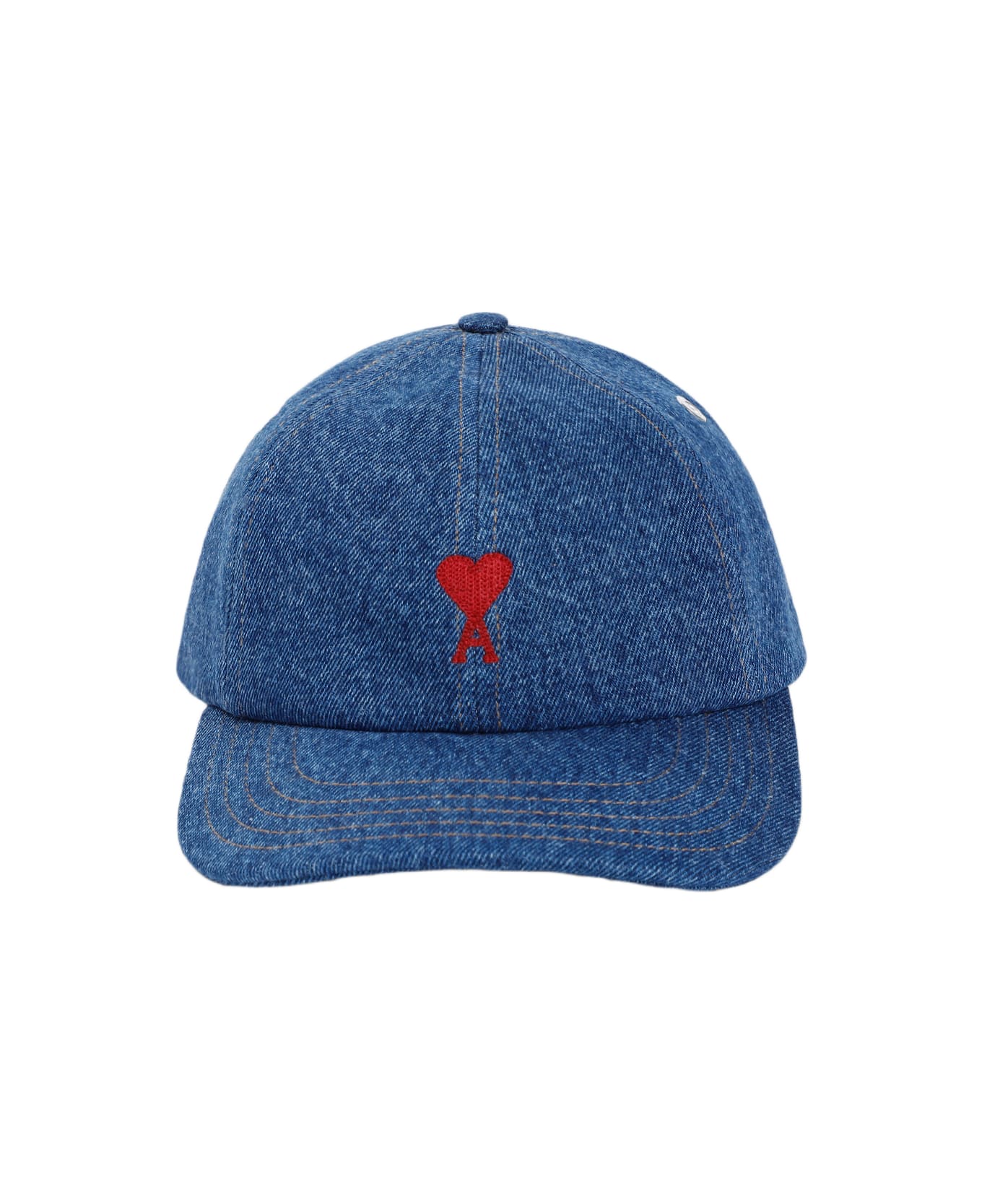 Ami Alexandre Mattiussi Red Adc Cap - Used Blue