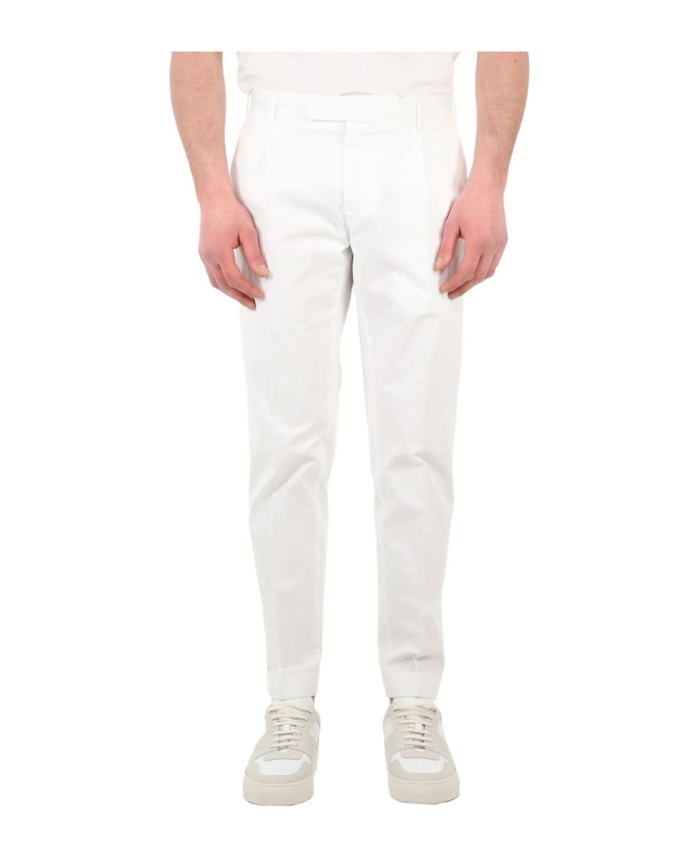 PT01 White Trousers