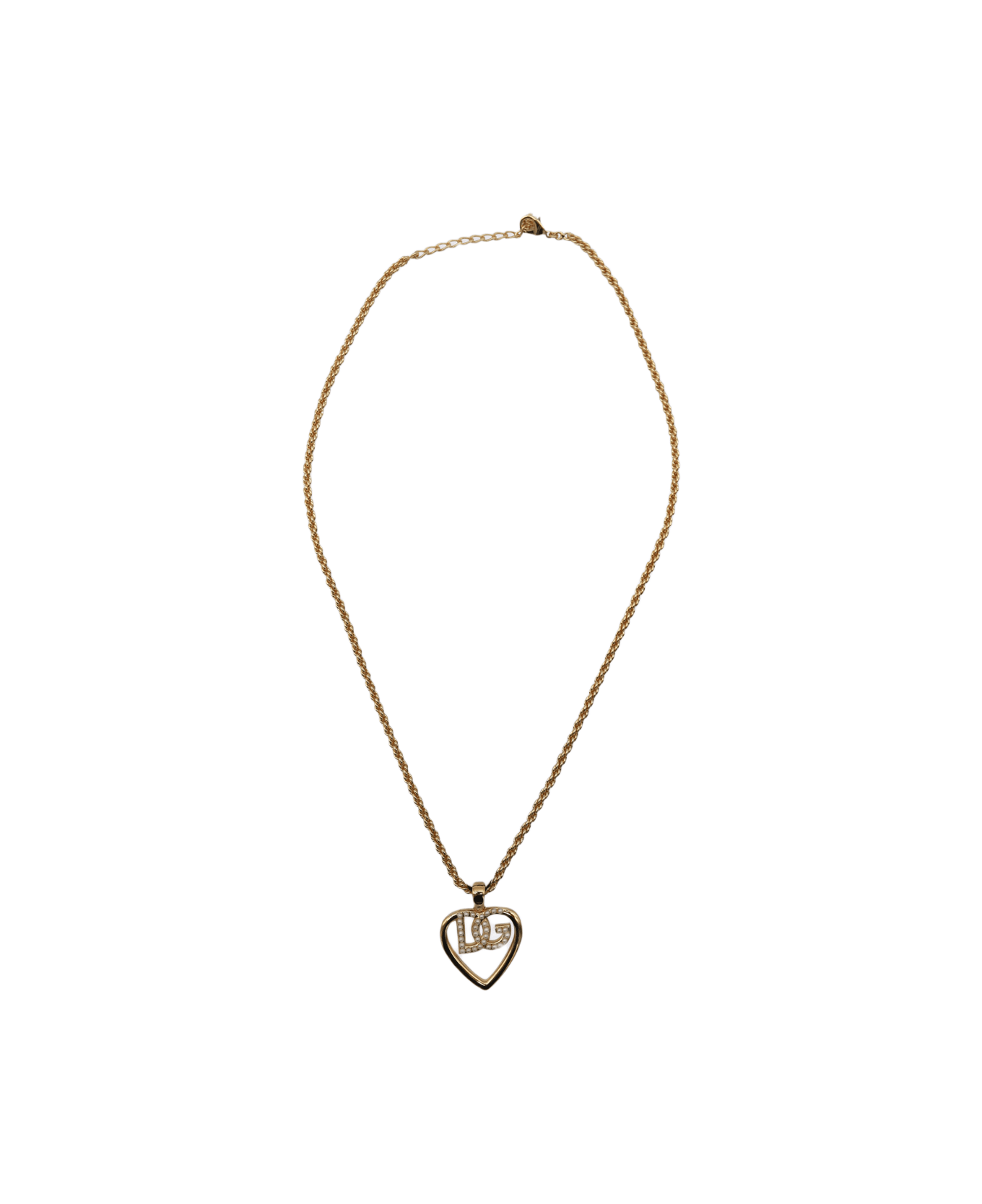 Dolce & Gabbana Gold Metal Necklace - Golden