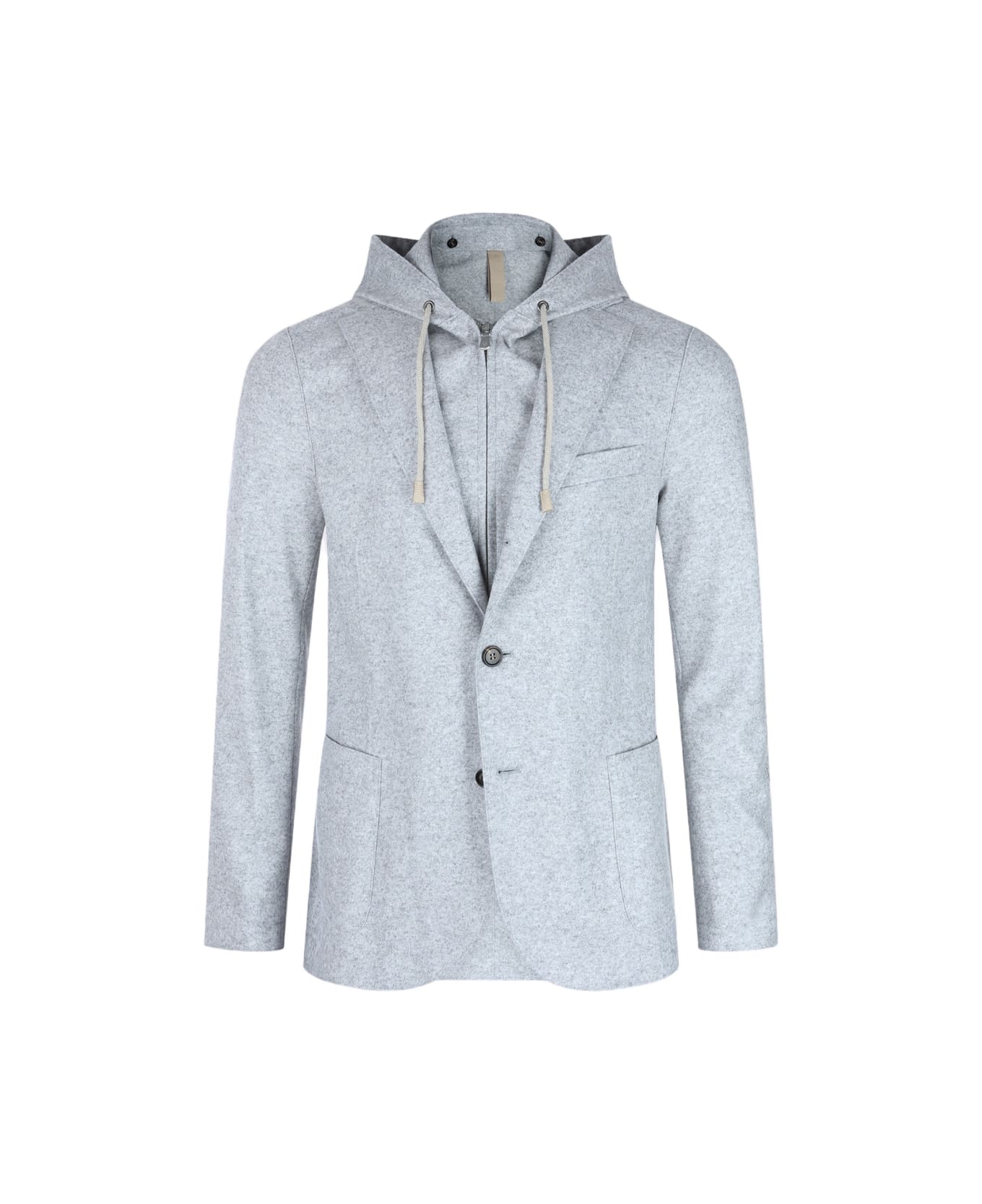 Eleventy Grey Wool Blazer - Grey
