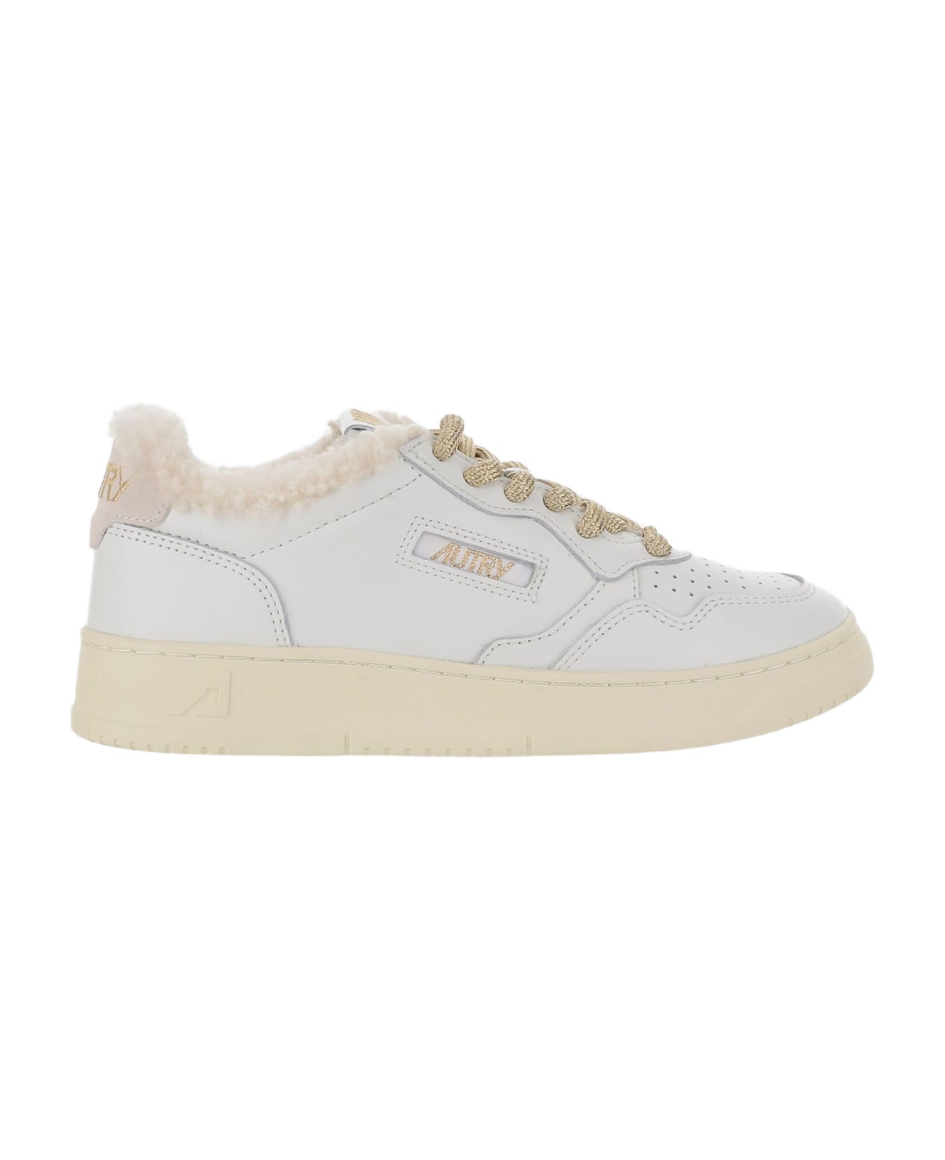 Autry Low Medalist Leather Sneakers - White