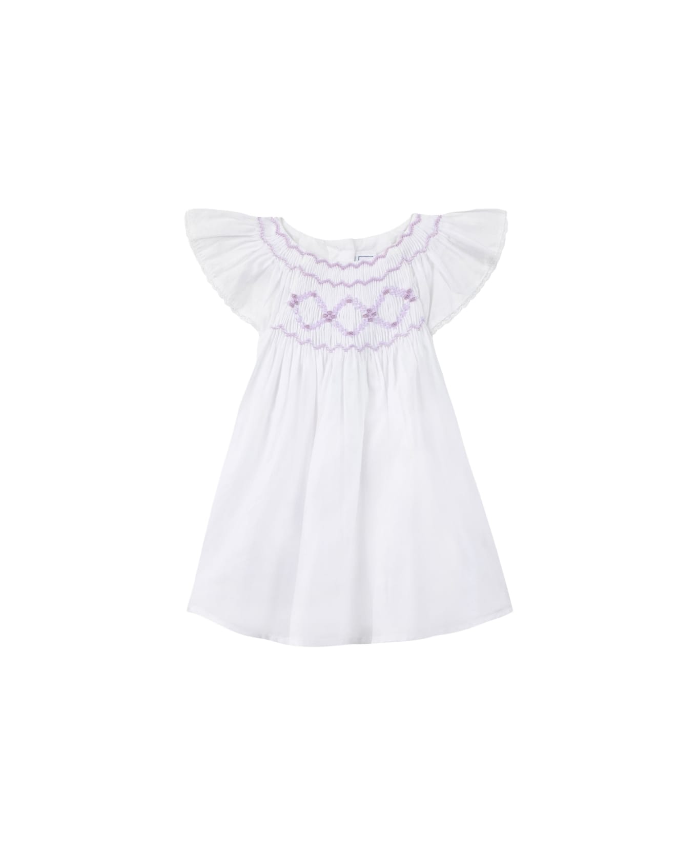 Tartine et Chocolat Dress - WHITE ワンピース＆ドレス