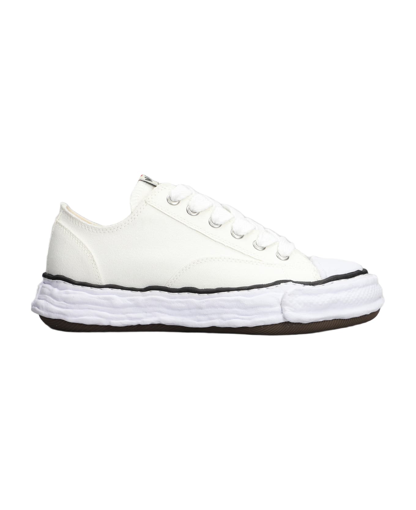 Mihara Yasuhiro Peterson 23 Sneakers In White Cotton - white