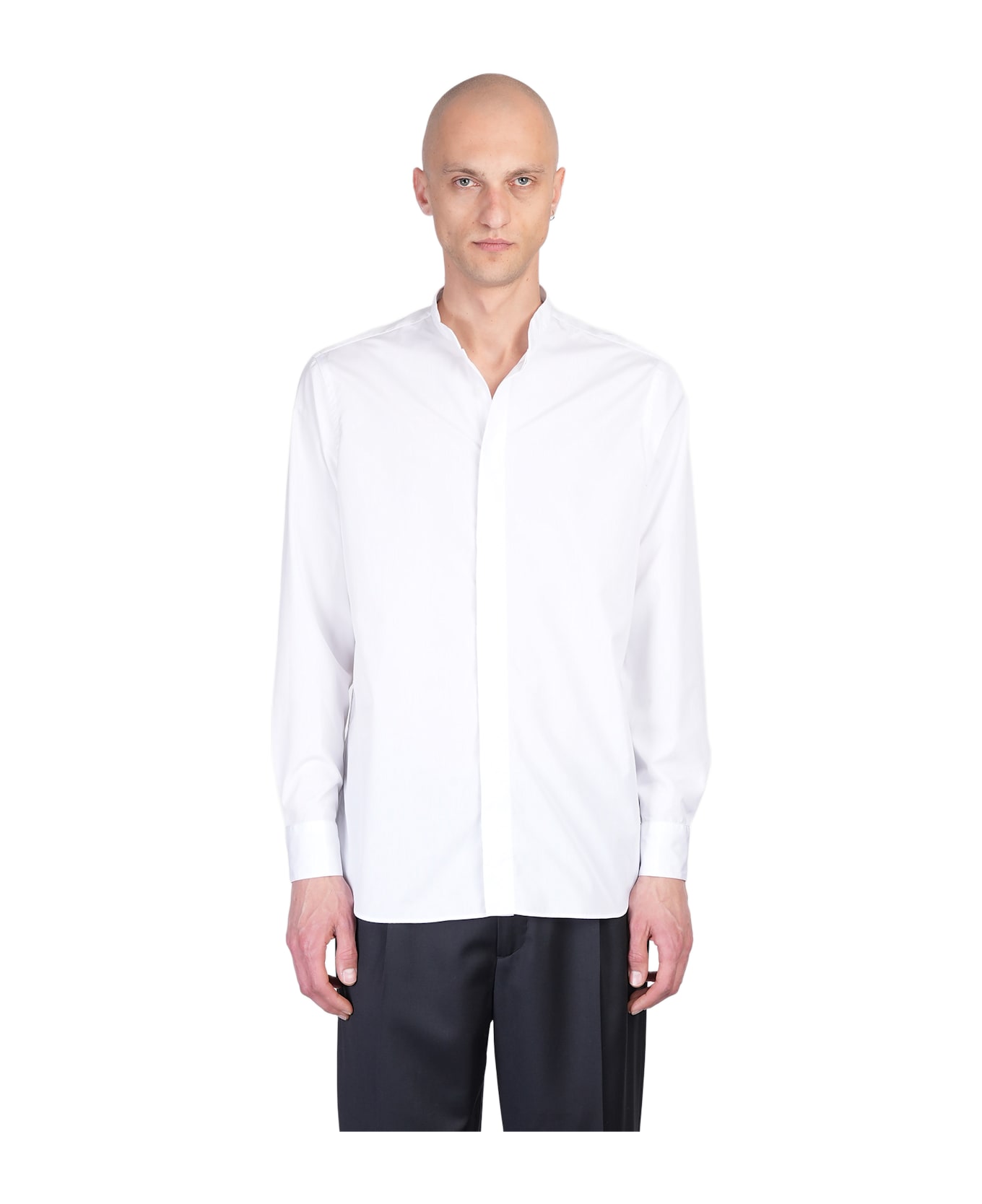 Lardini Shirt In White Cotton - white