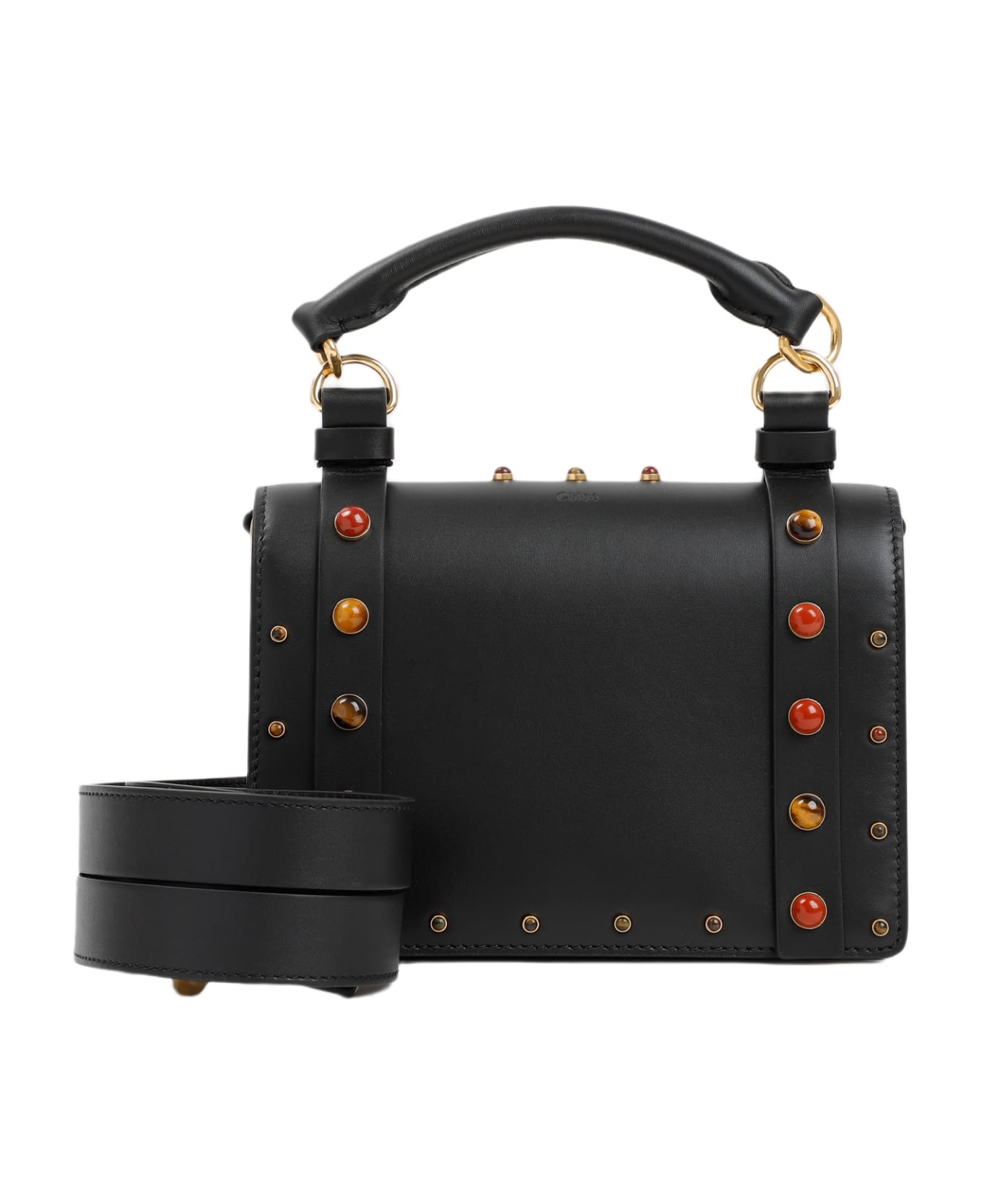 Chloé Ora Small Flap Bag - Black