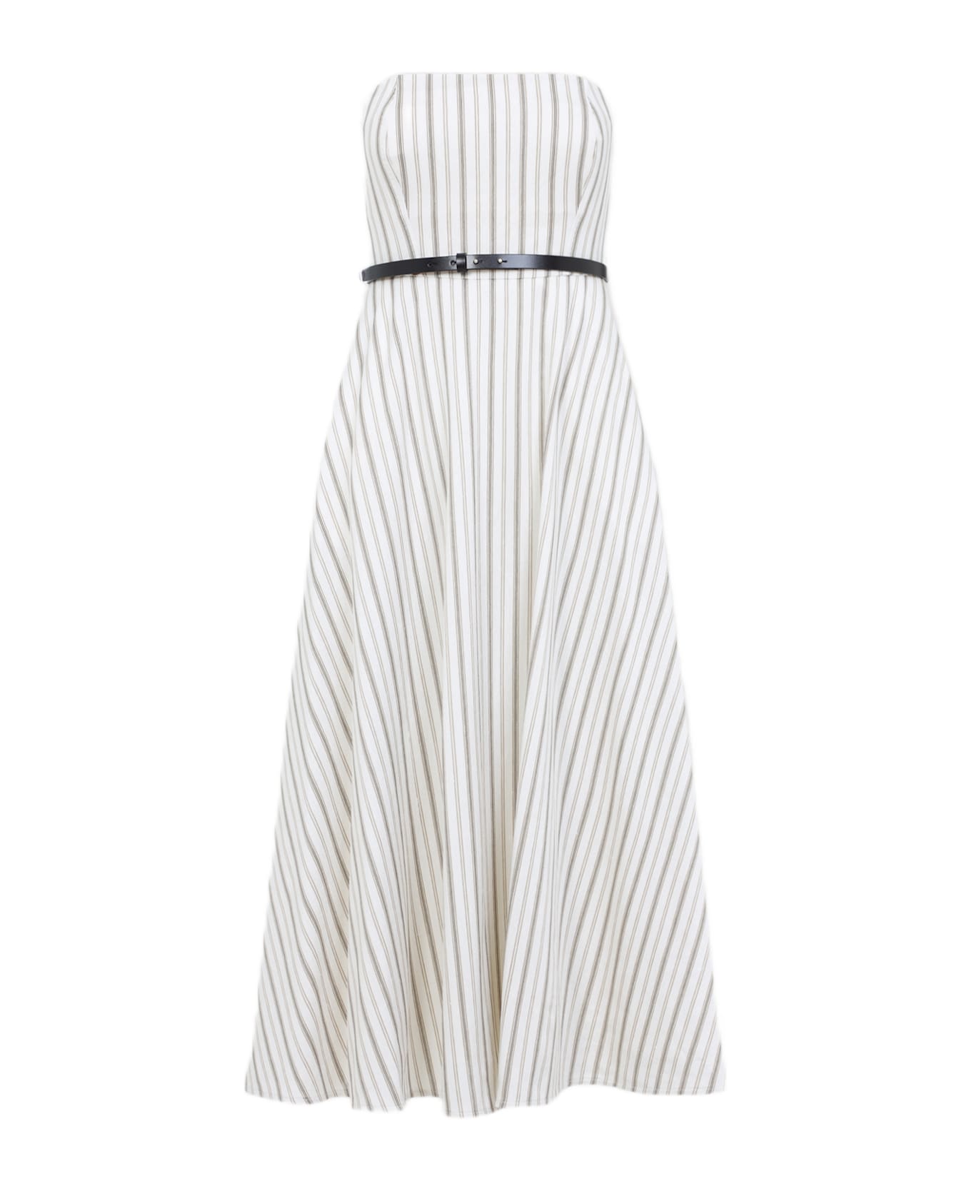 Max Mara Fervida Striped Midi Dress - Riga Piccola Sabbia