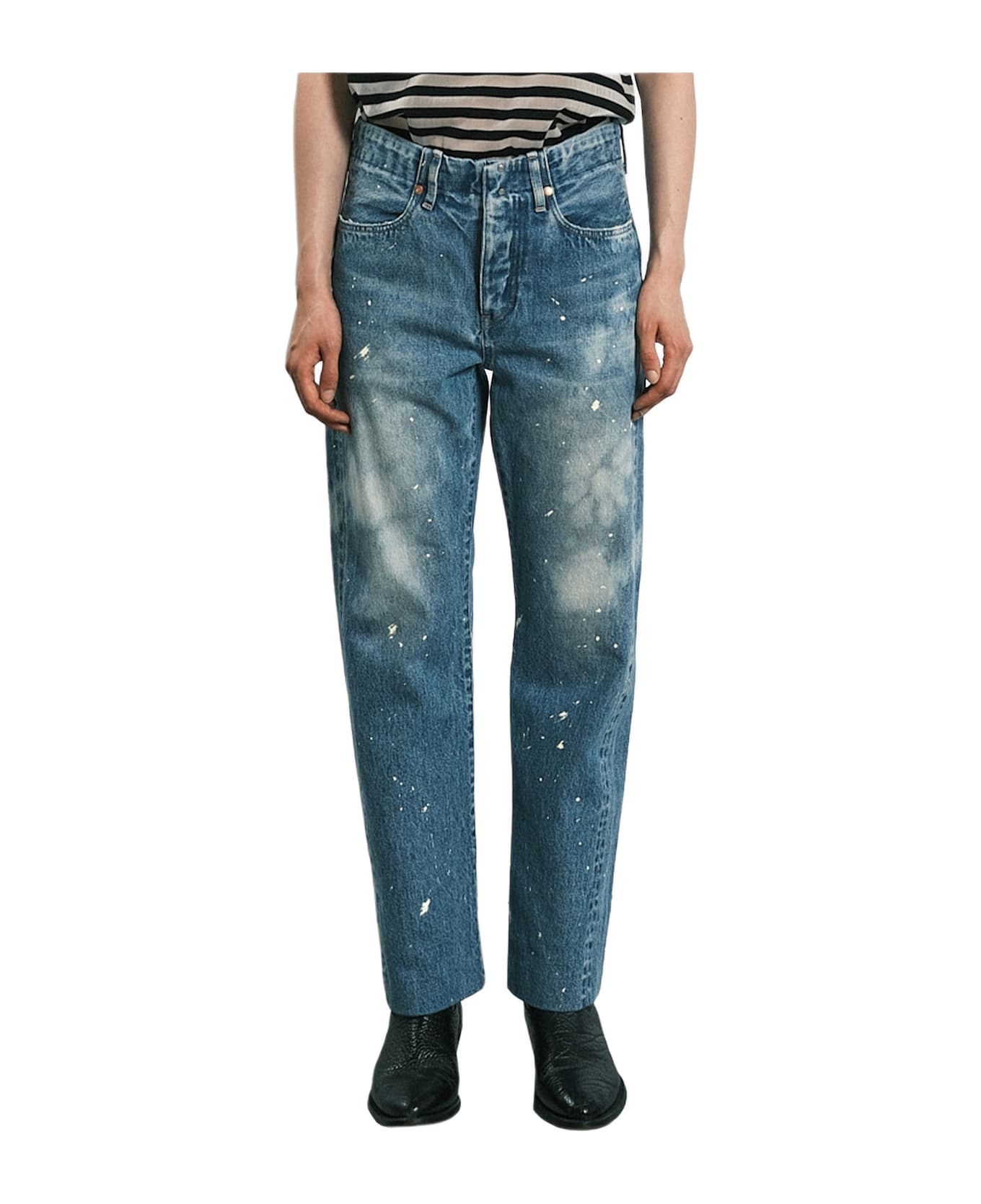 Tanaka Straight Jean Trousers - Blue