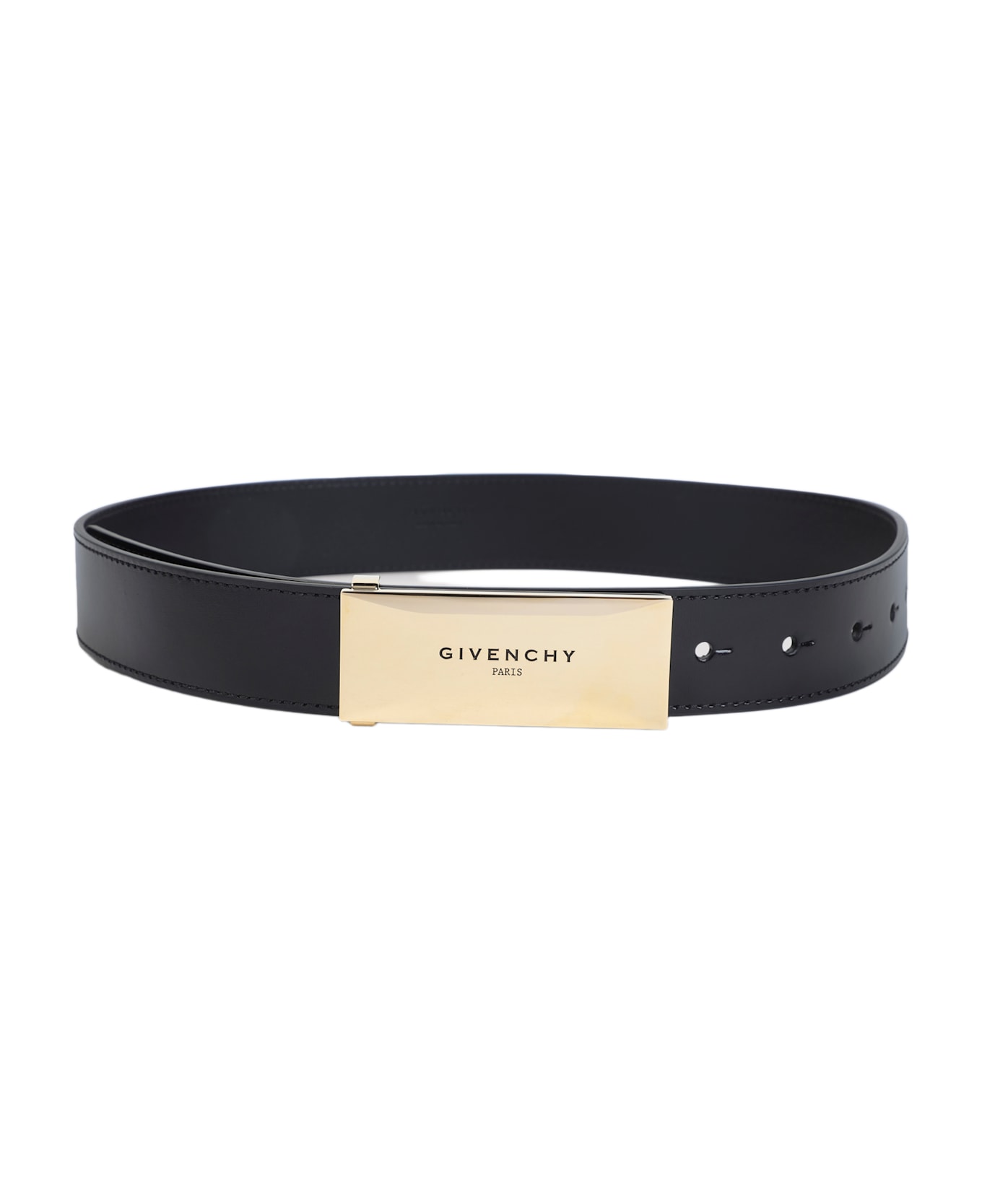 Givenchy Metal Plaque Belt - Black