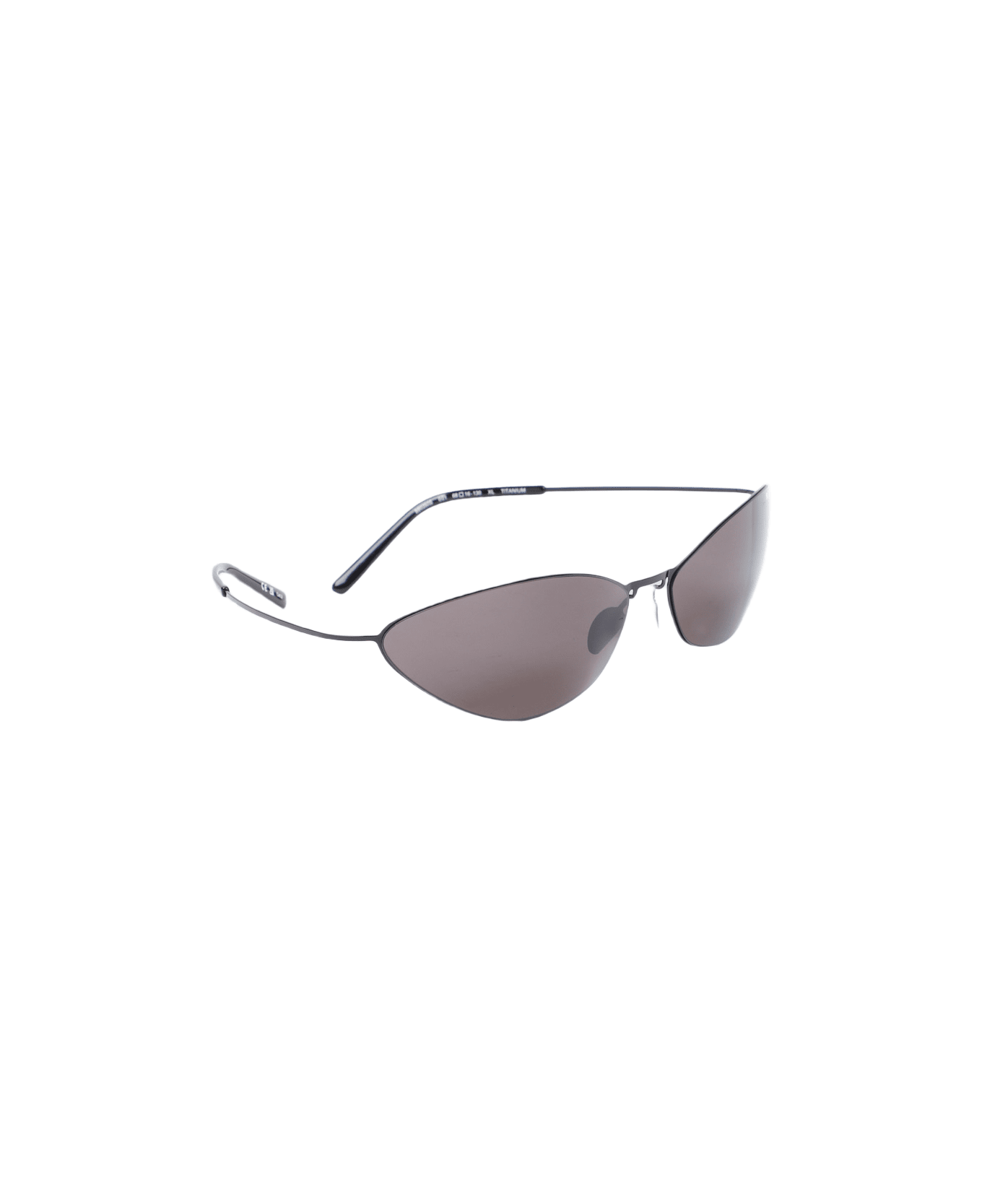 Balenciaga Malibu Round Sunglasses - Black