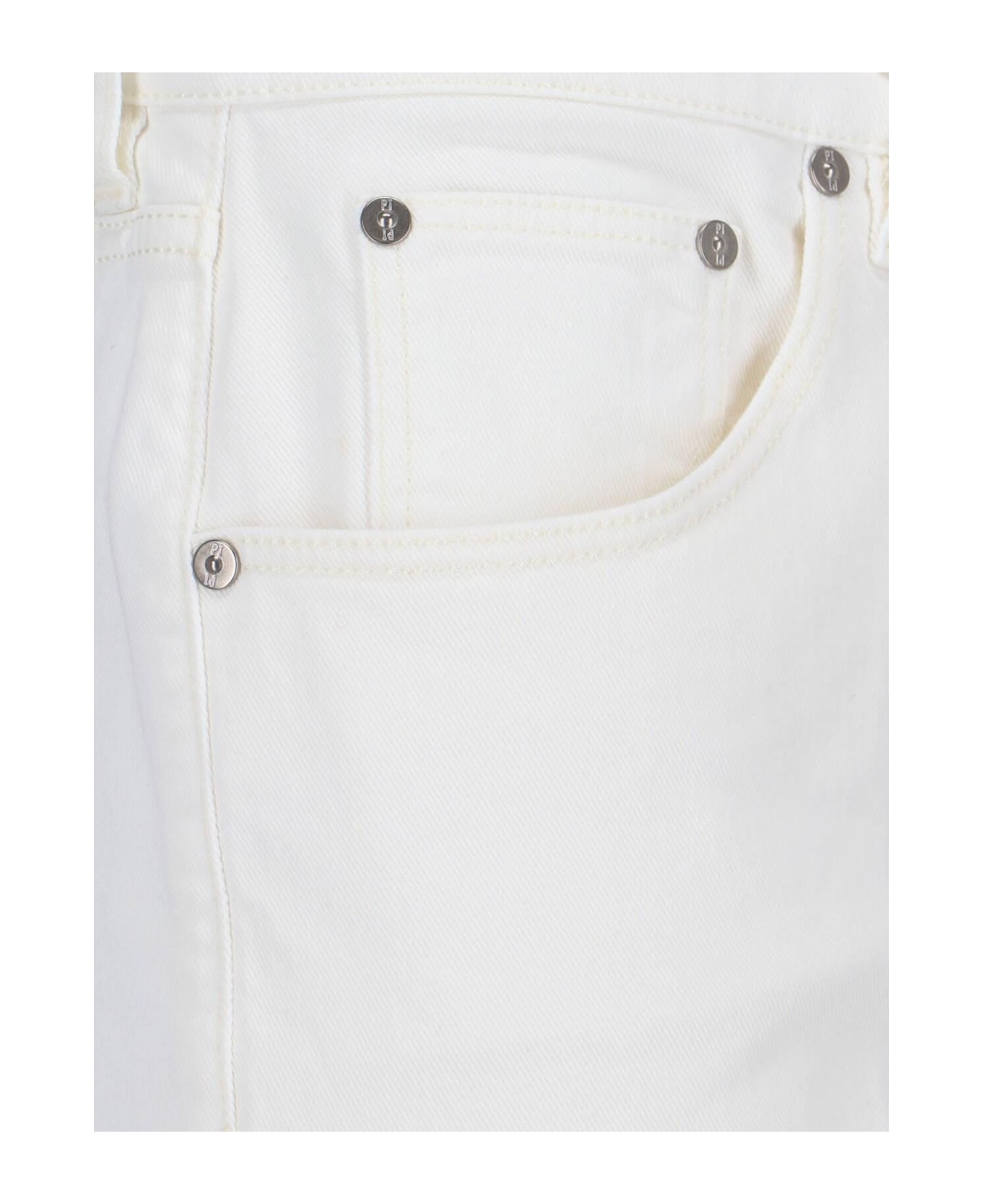 PT Torino 
breakfast
 Straight Jeans - White