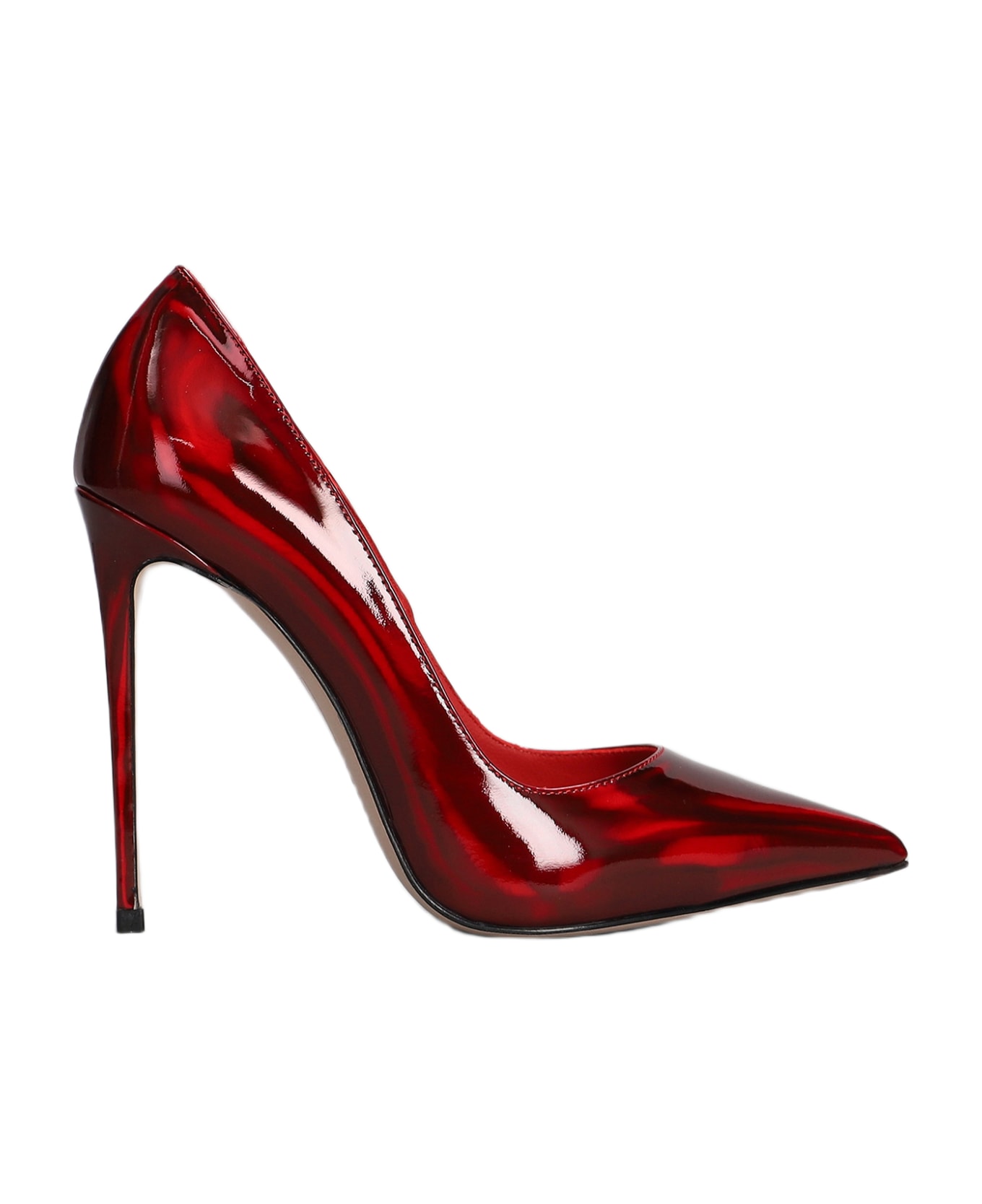 Le Silla Eva 120 Pumps In Red Leather - red