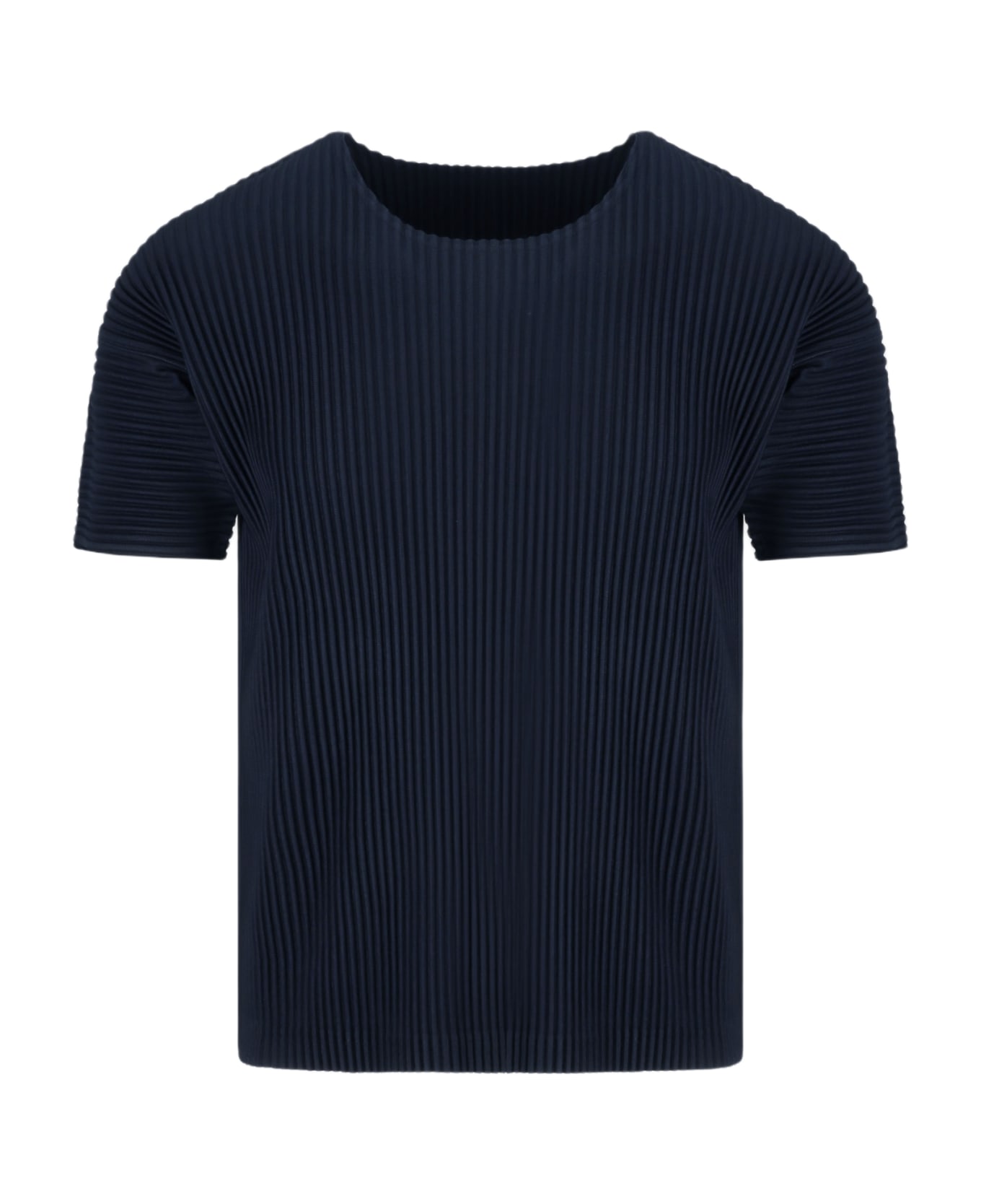 Homme Plissé Issey Miyake Basic Pleated T-shirt - Blue シャツ