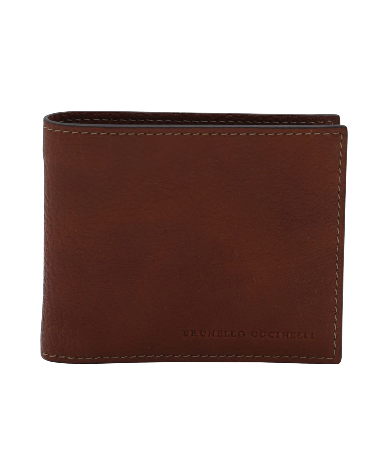 Brunello Cucinelli Brown Leather Wallet