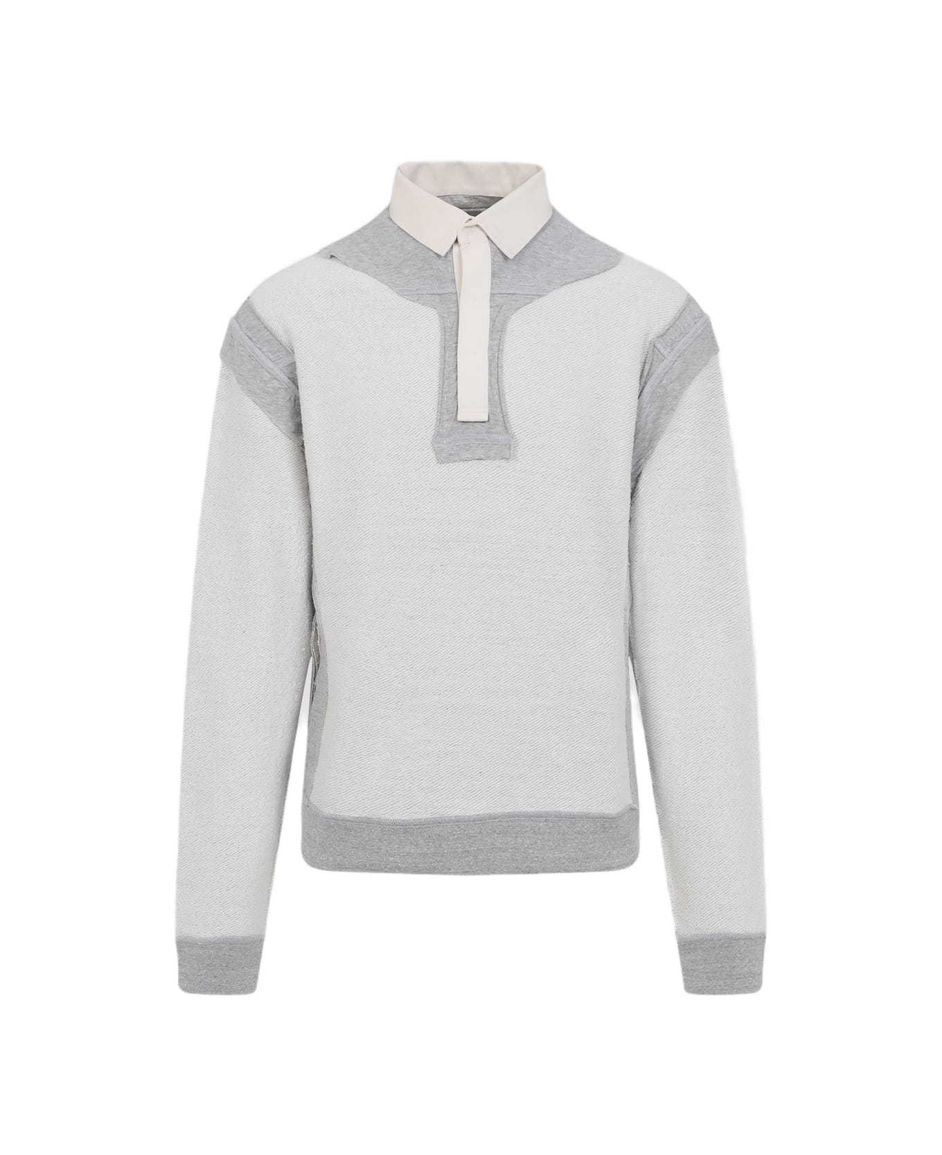 Maison Margiela Cotton Hoodie - M Grey Melange