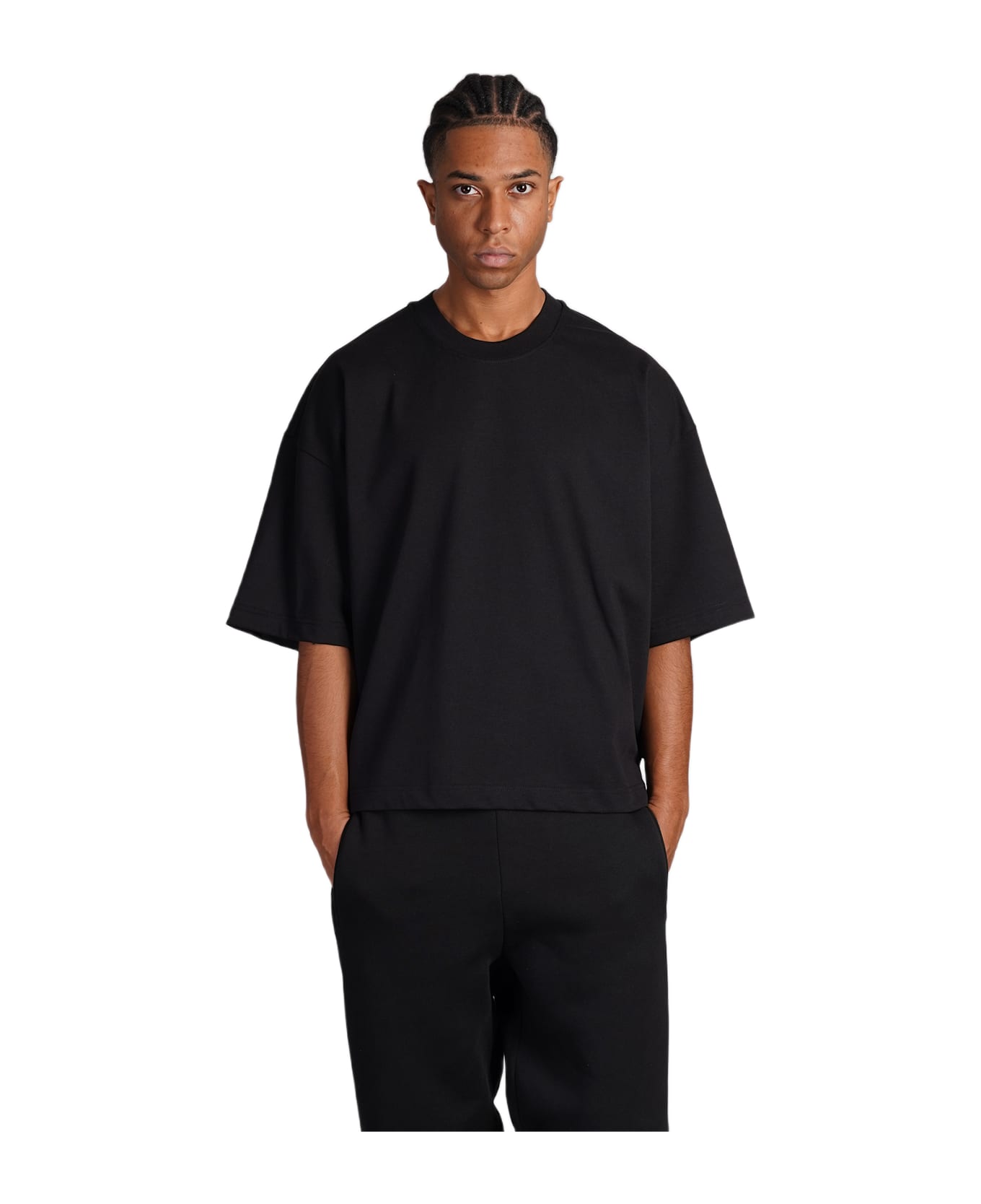 Alpha Industries Heavy T Uv T-shirt In Black Cotton - black