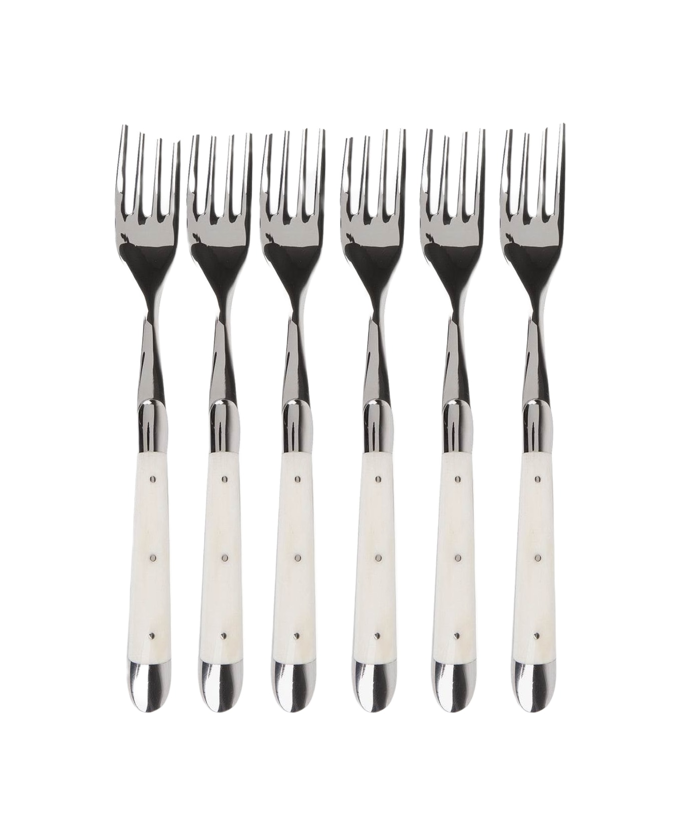 Larusmiani Table Forks 'b Ufs Blancs'  - White